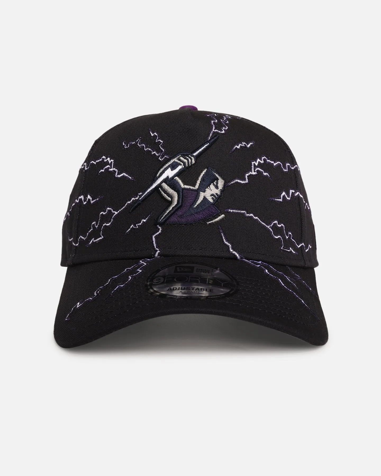 New Era Melbourne Storm 'NRL Electric' 9FORTY A-Frame Snapback Official Team Colour