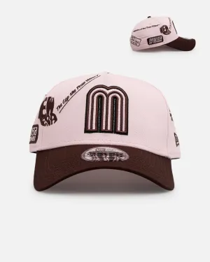 New Era Mexico National Baseball Team 'Mexico Spring Delivery' 9FORTY A-Frame Snapback Pink/Brown