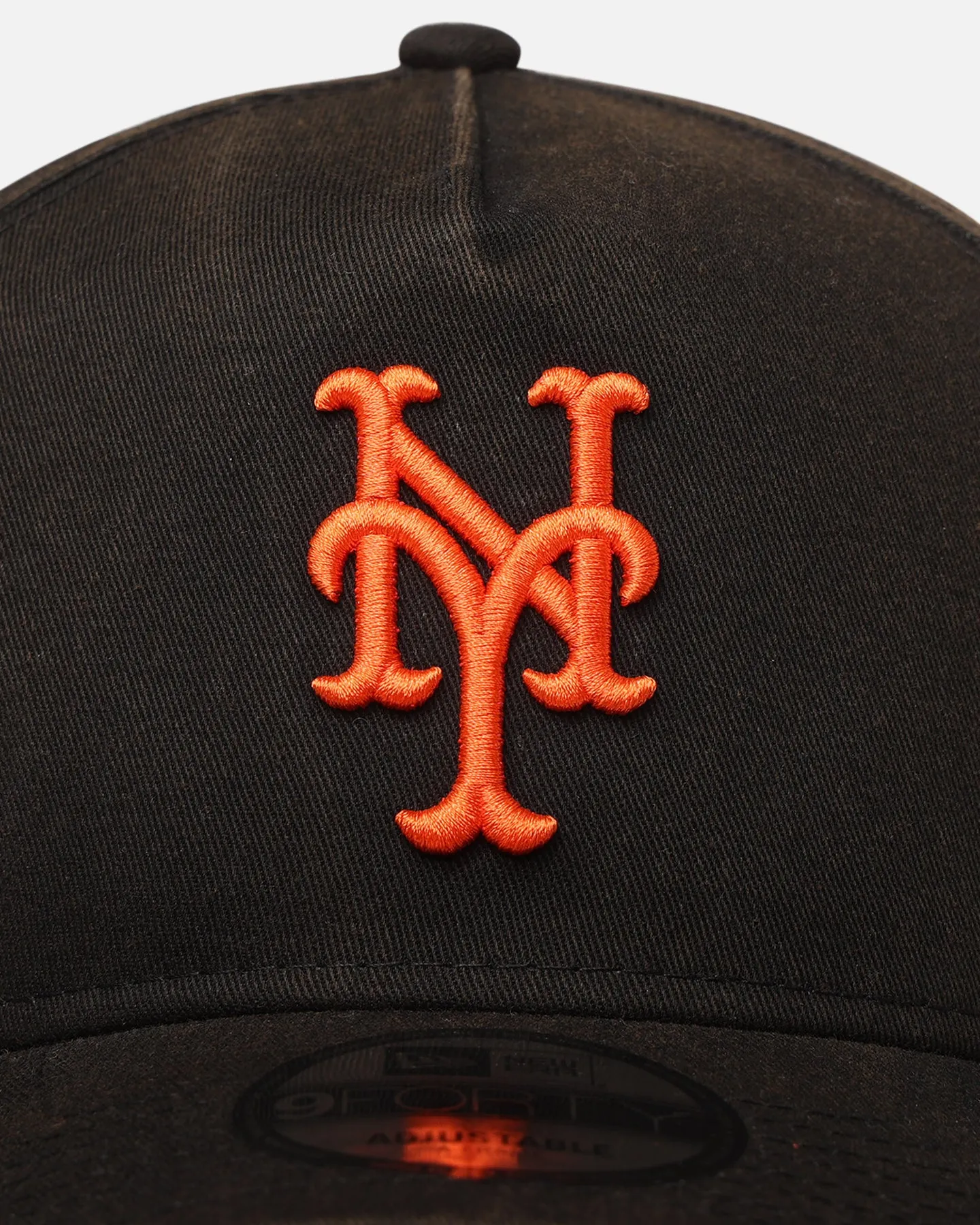New Era New York Mets 'Sunbleached' 9FORTY A-Frame Snapback Washed Black