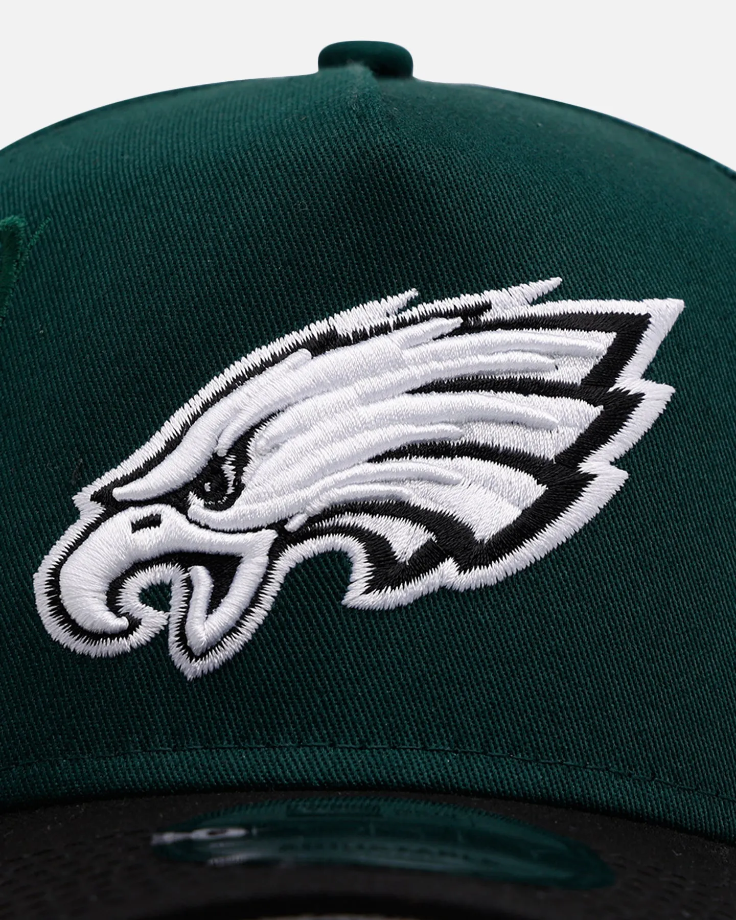 New Era Philadelphia Eagles 'Gothic Script Two Tone' 9FORTY A-Frame Snapback Dark Green/Black