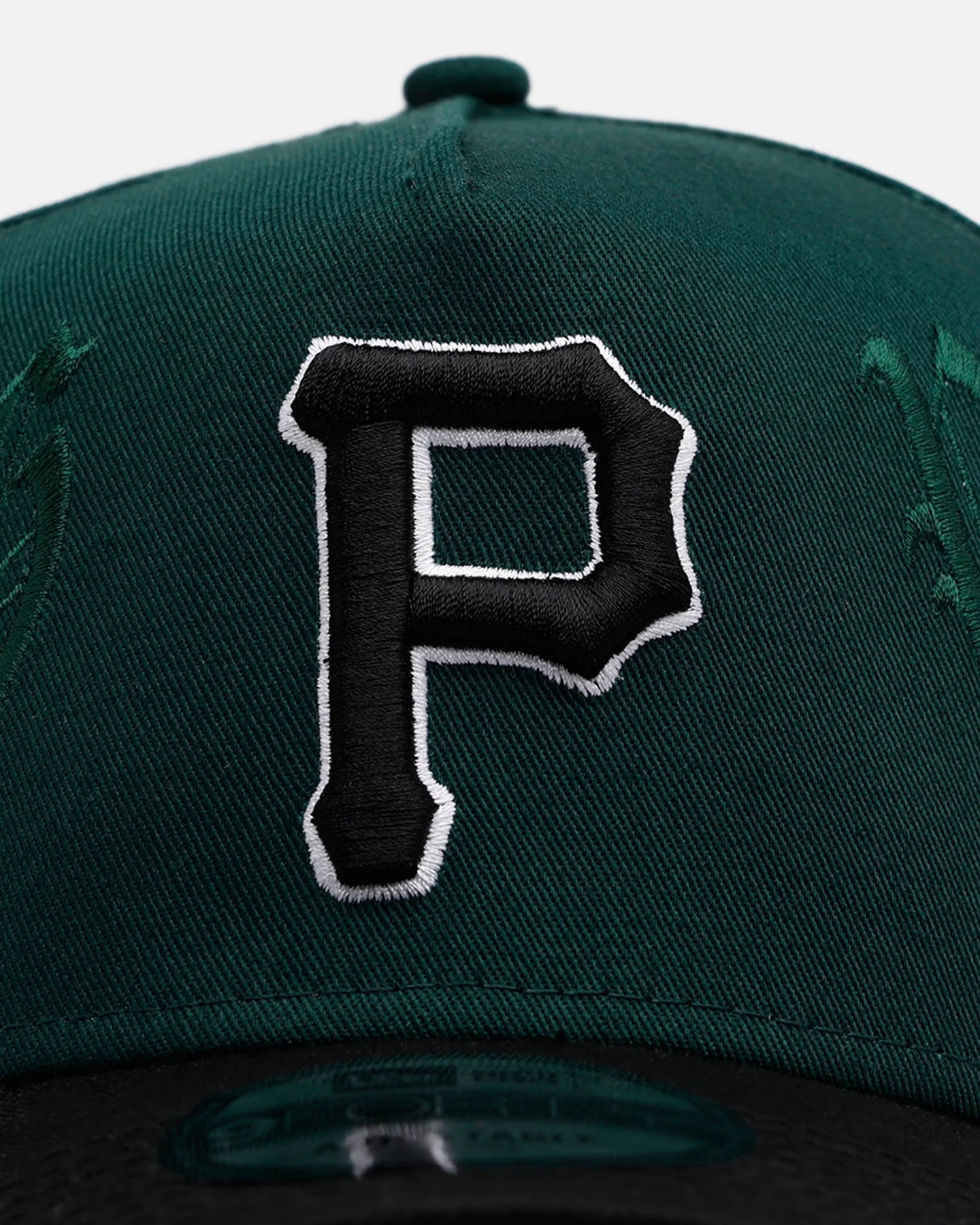 New Era Pittsburgh Pirates 'Gothic Script Two Tone' 9FORTY A-Frame Snapback Dark Green/Black