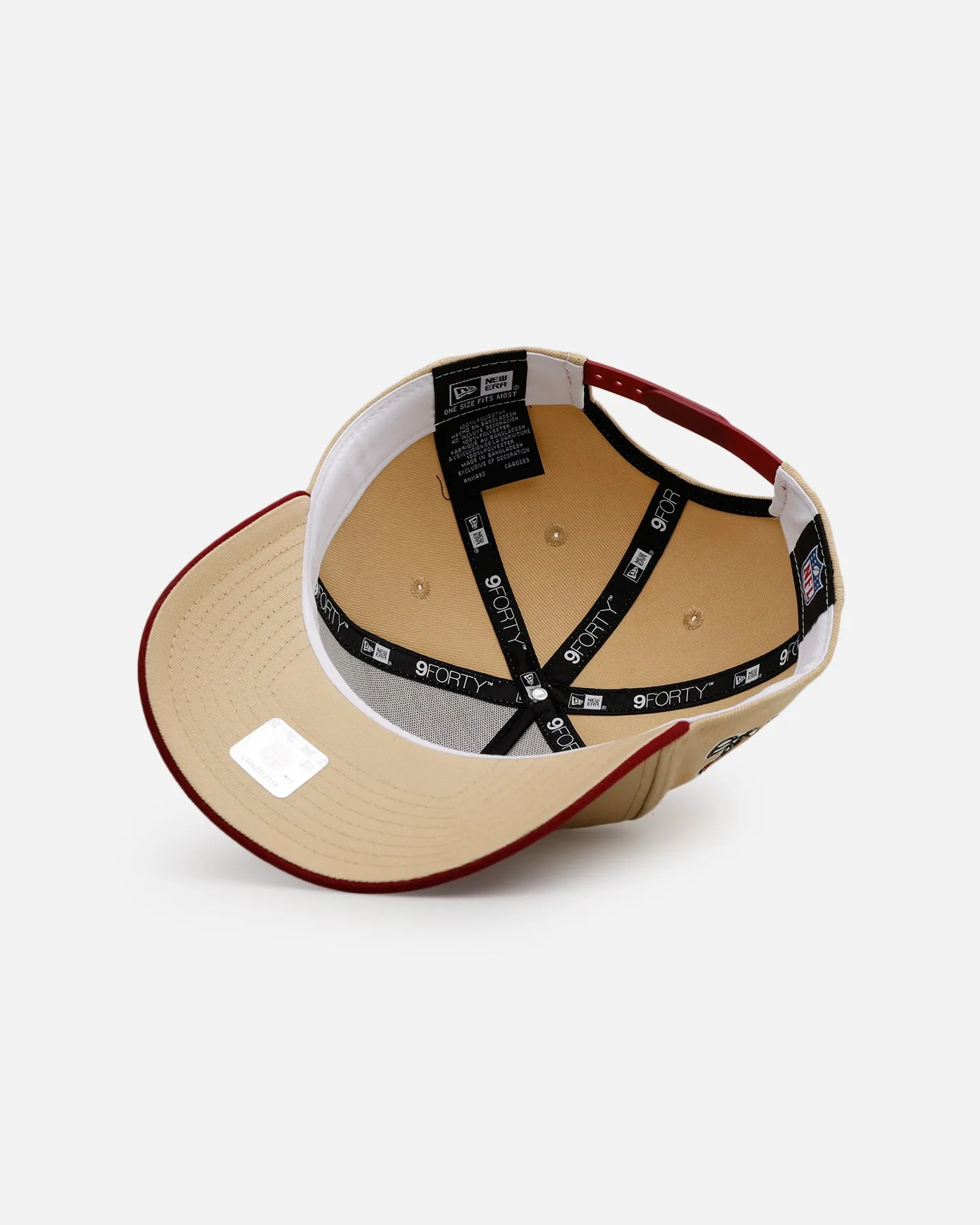 New Era San Francisco 49ers 'Vintage' 9FORTY A-Frame Snapback Vegas Gold