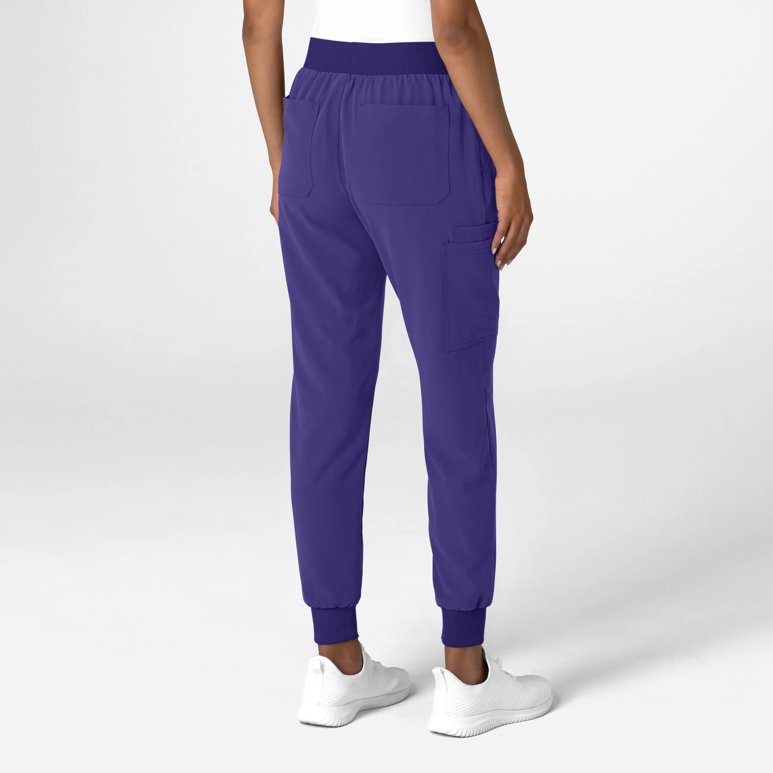 Nova Women's Jogger Utility Scrub Pant - Grape