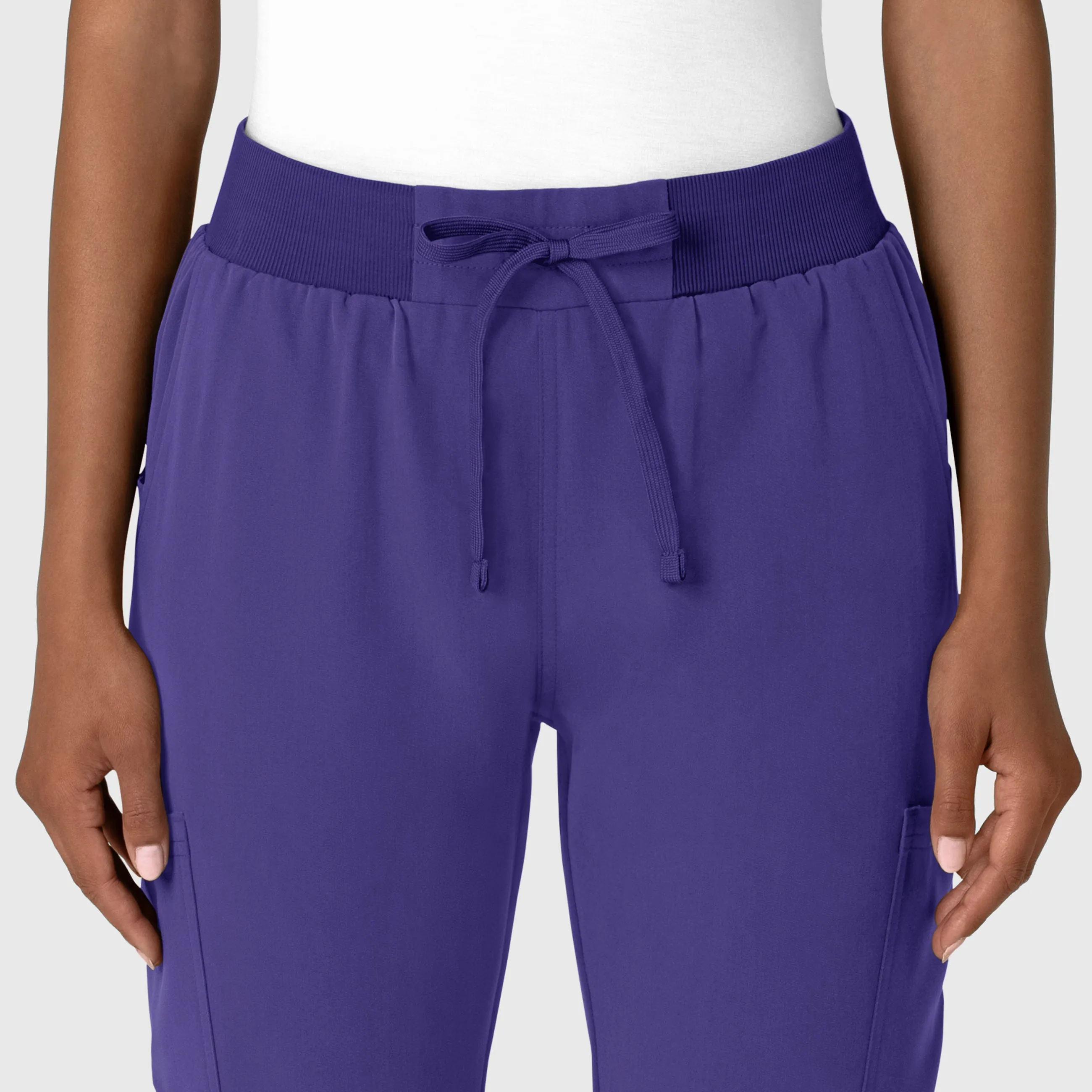 Nova Women's Jogger Utility Scrub Pant - Grape