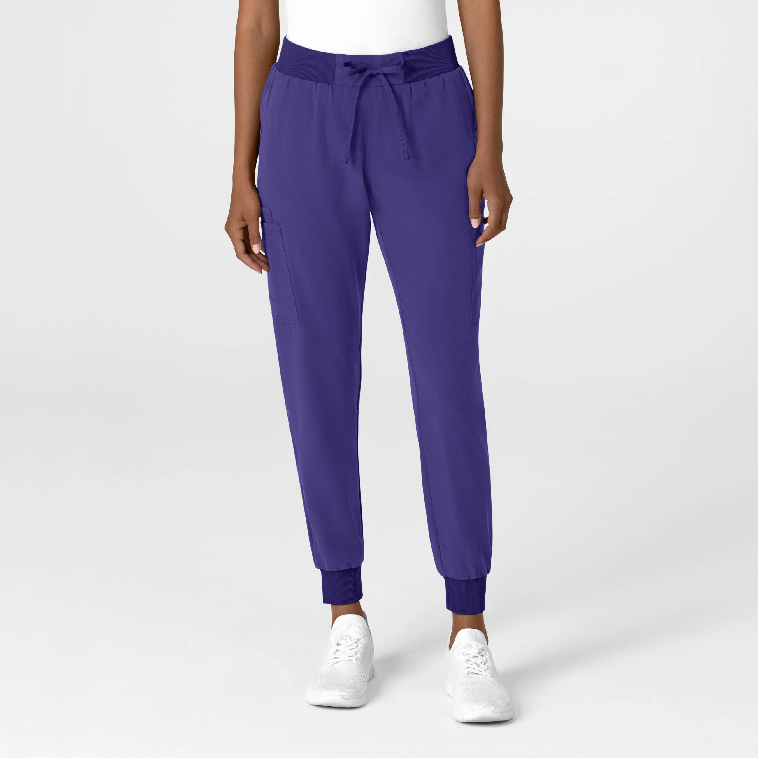 Nova Women's Jogger Utility Scrub Pant - Grape