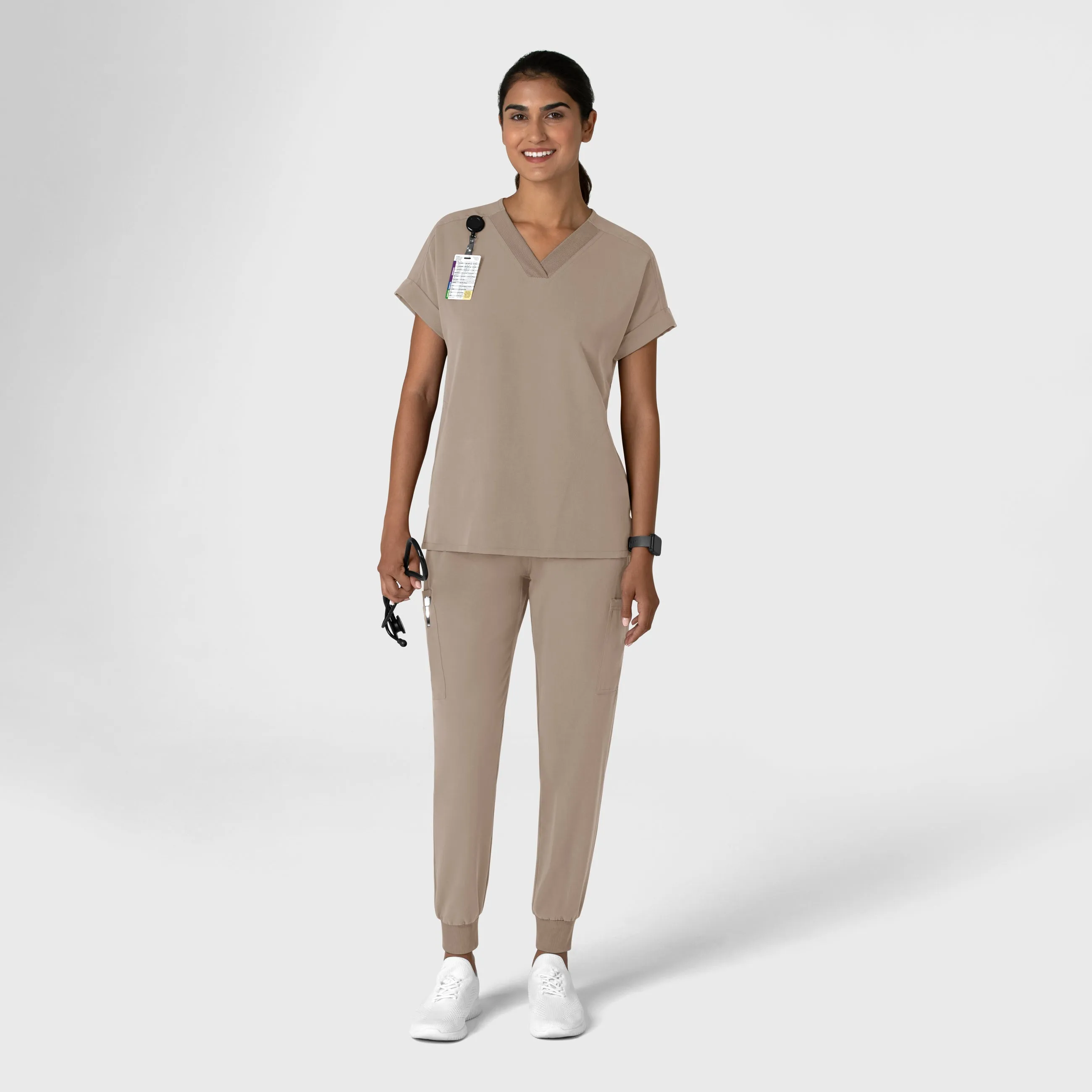 Nova Women's Jogger Utility Scrub Pant - Haze