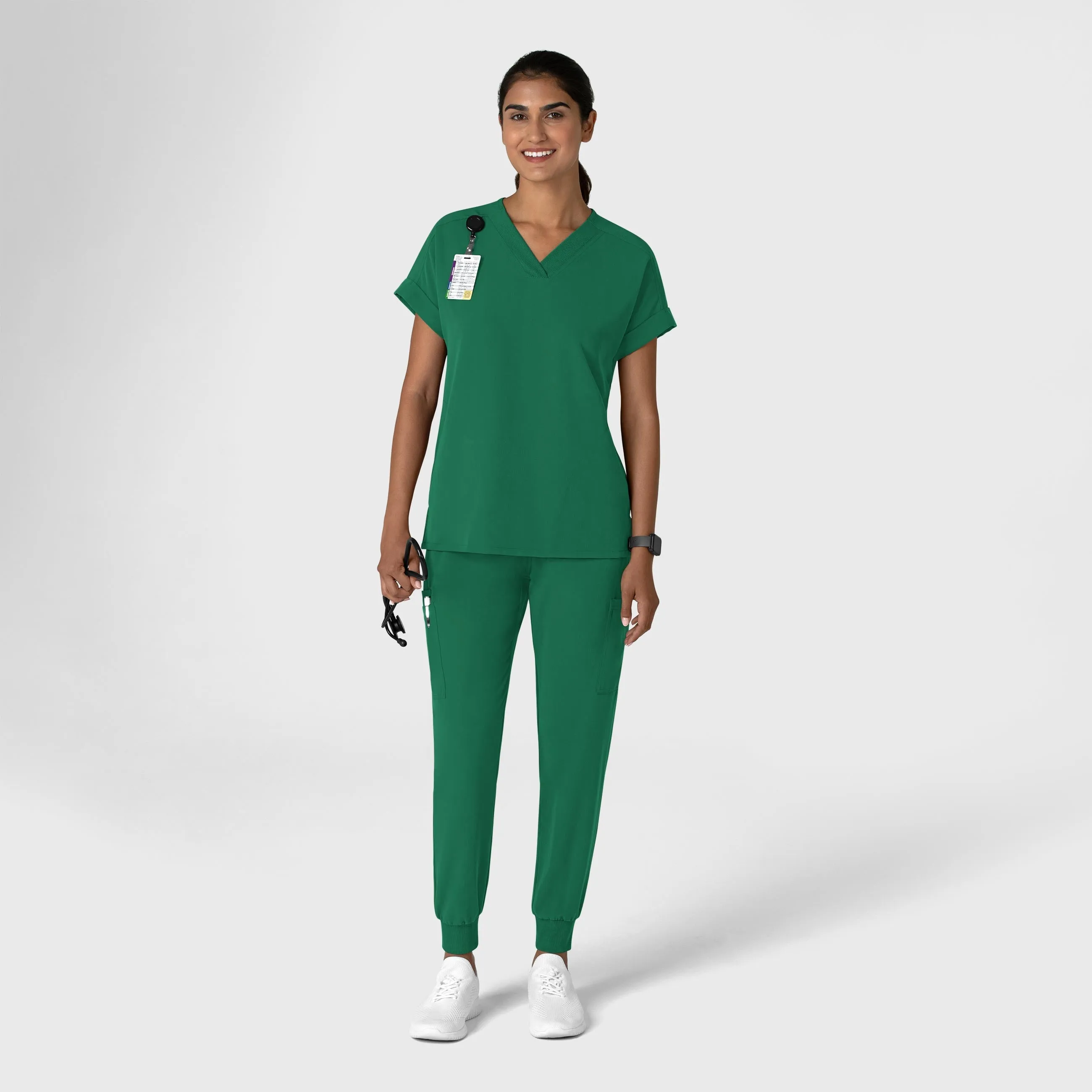 Nova Women's Jogger Utility Scrub Pant - Hunter