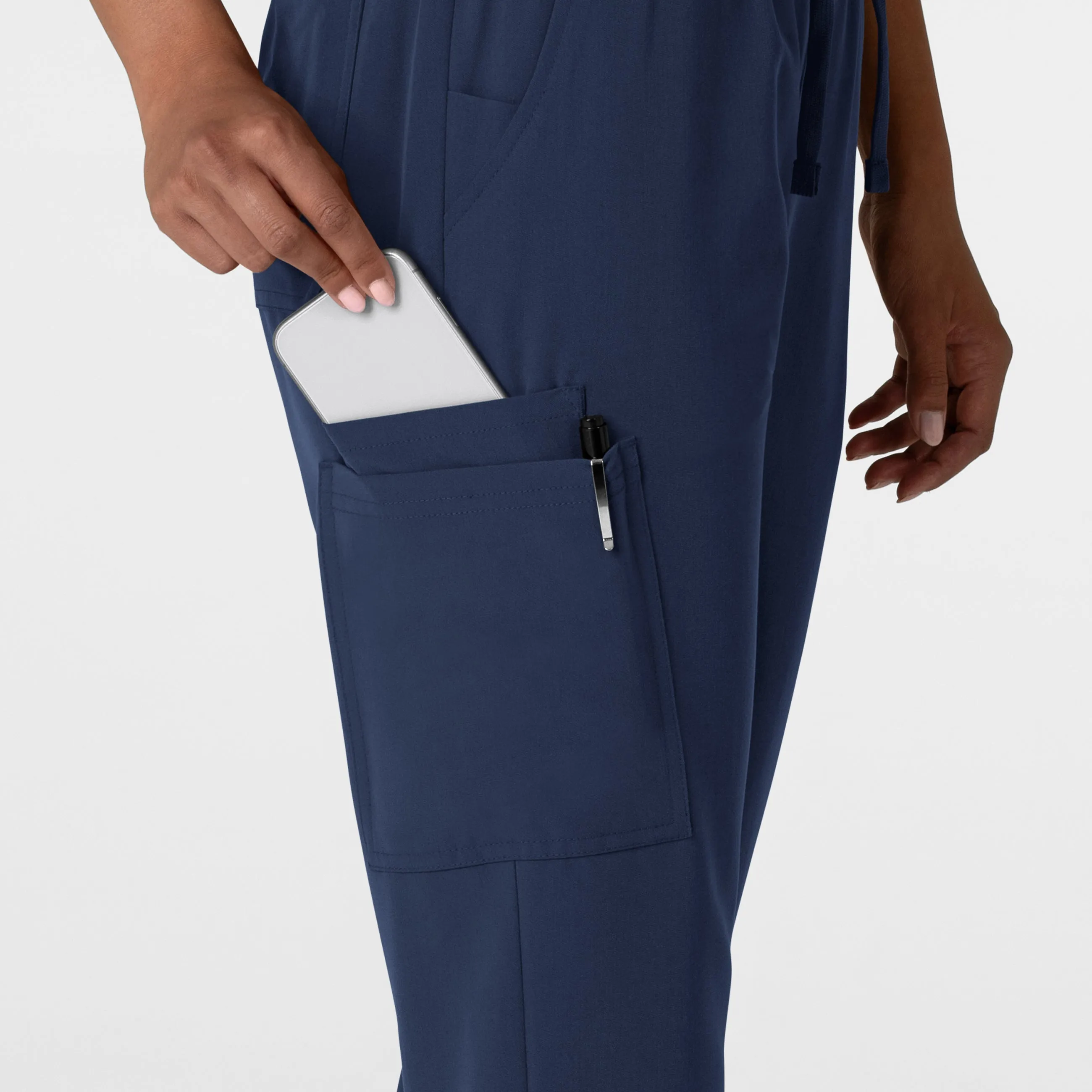 Nova Women's Jogger Utility Scrub Pant - Navy