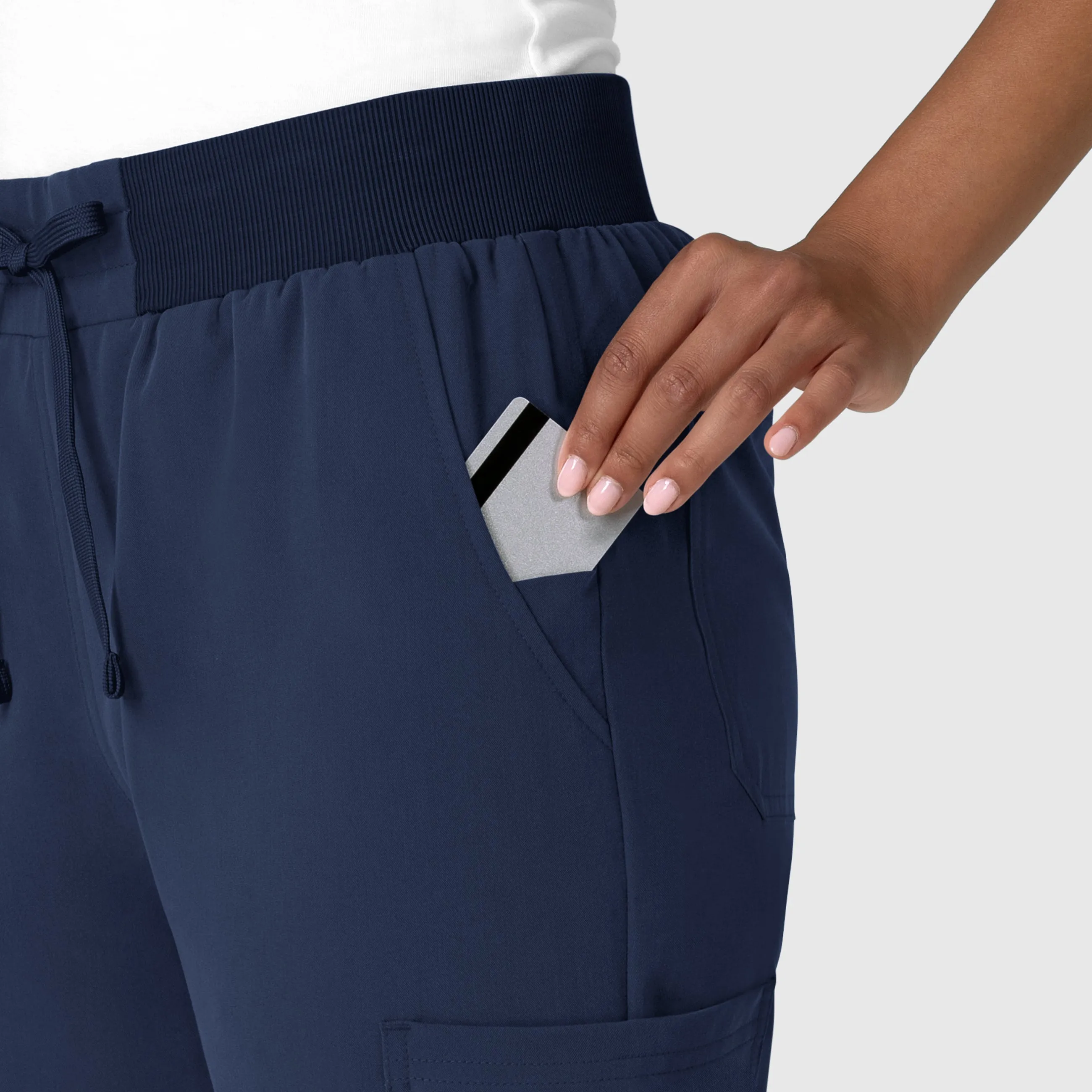Nova Women's Jogger Utility Scrub Pant - Navy