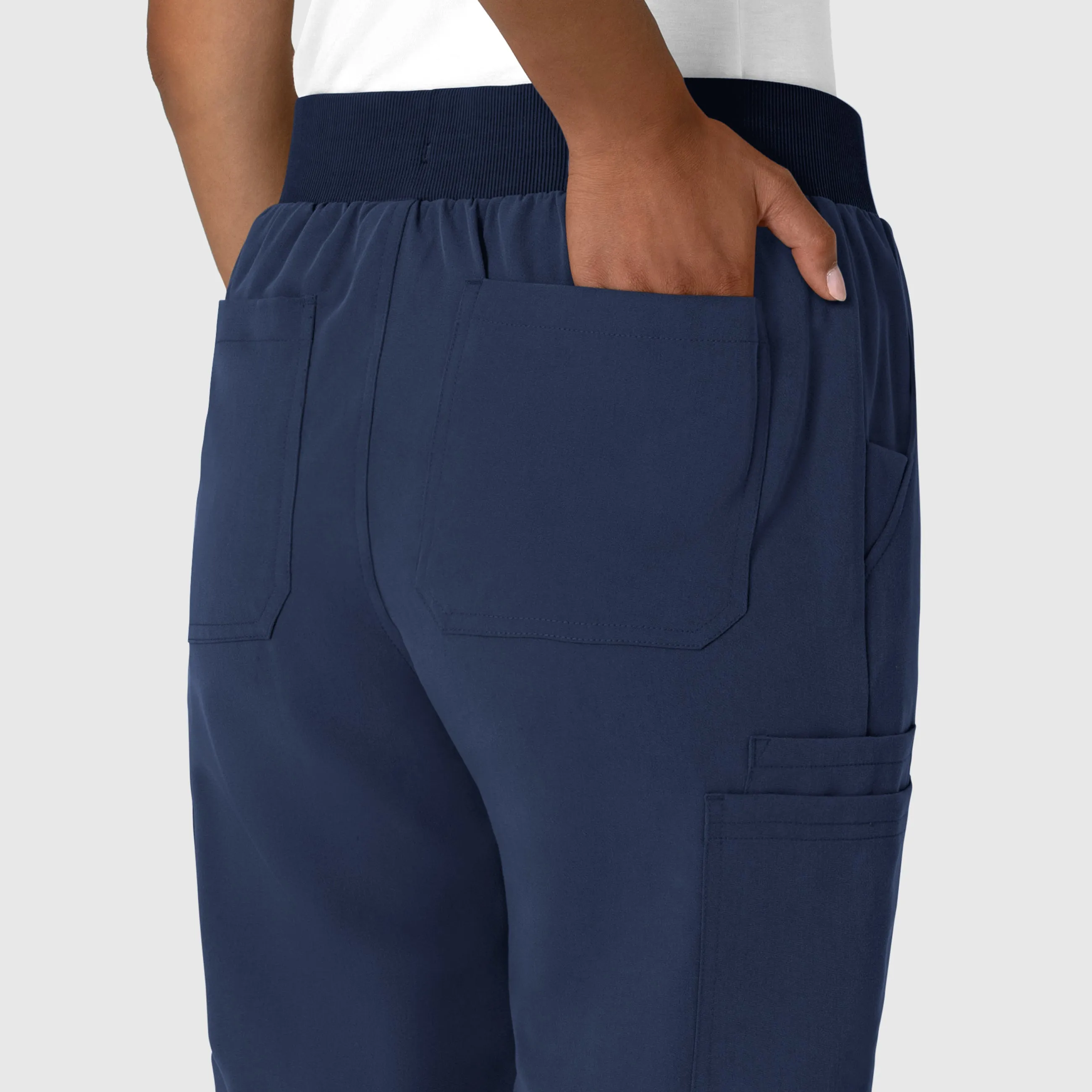 Nova Women's Jogger Utility Scrub Pant - Navy
