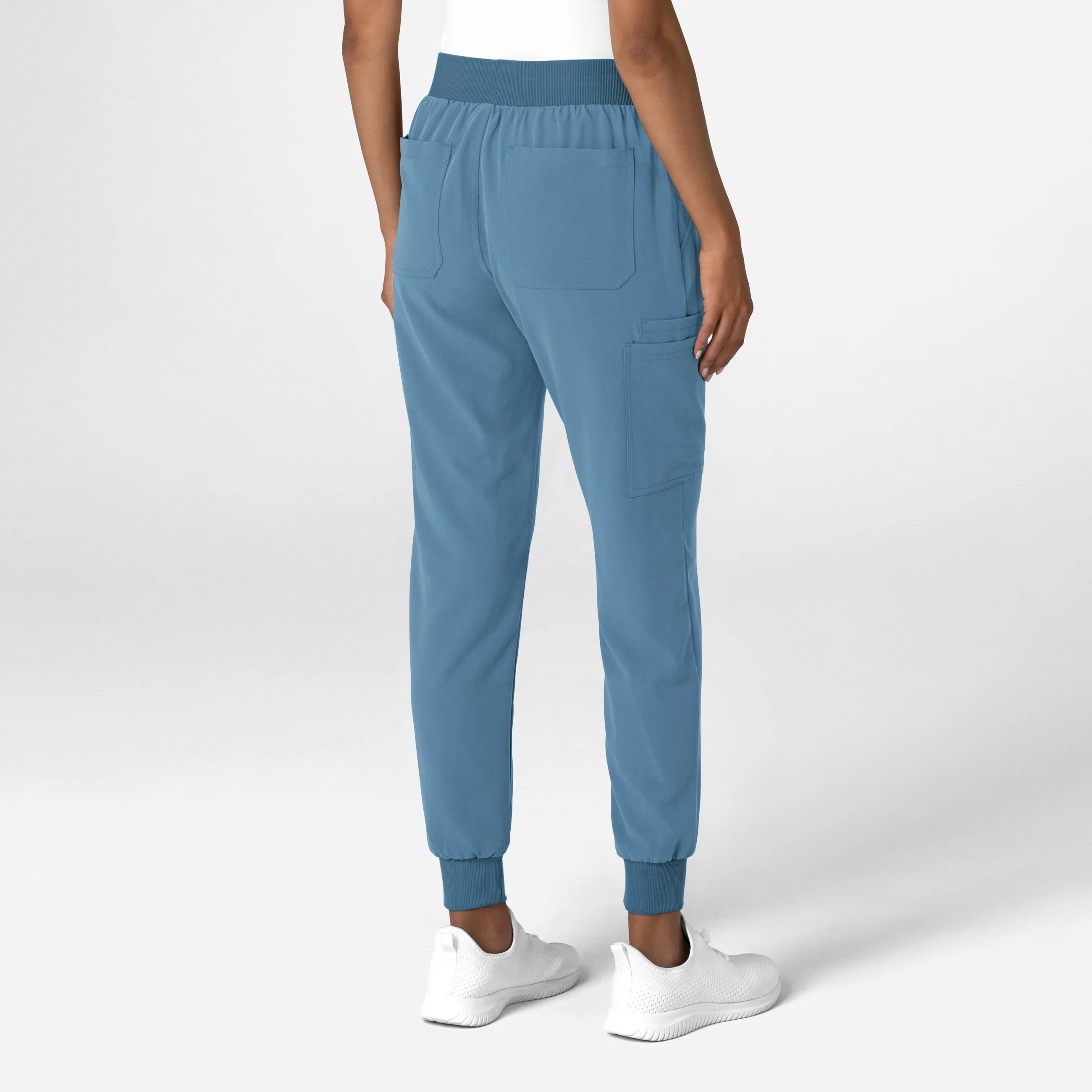 Nova Women's Jogger Utility Scrub Pant - Pacific Blue