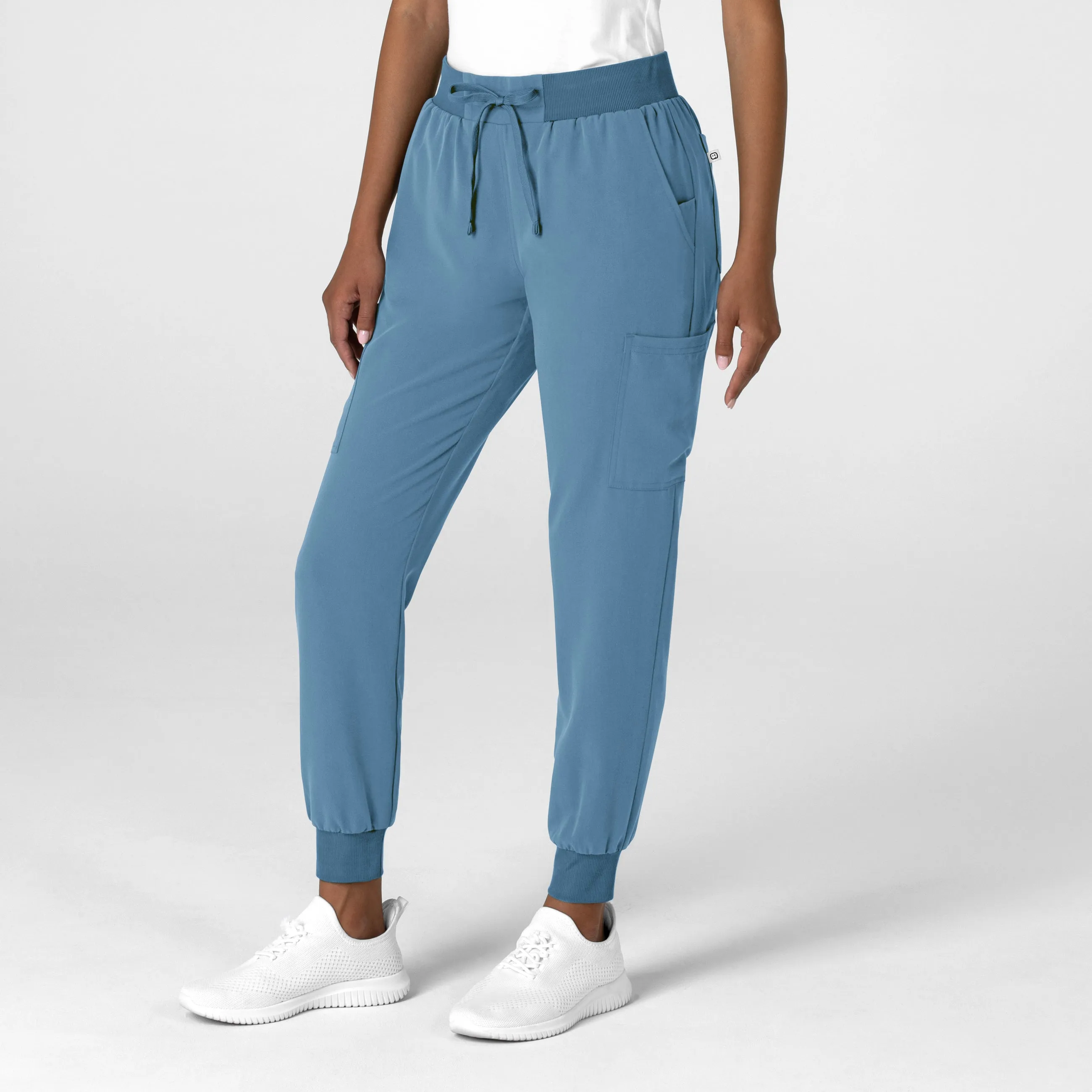 Nova Women's Jogger Utility Scrub Pant - Pacific Blue