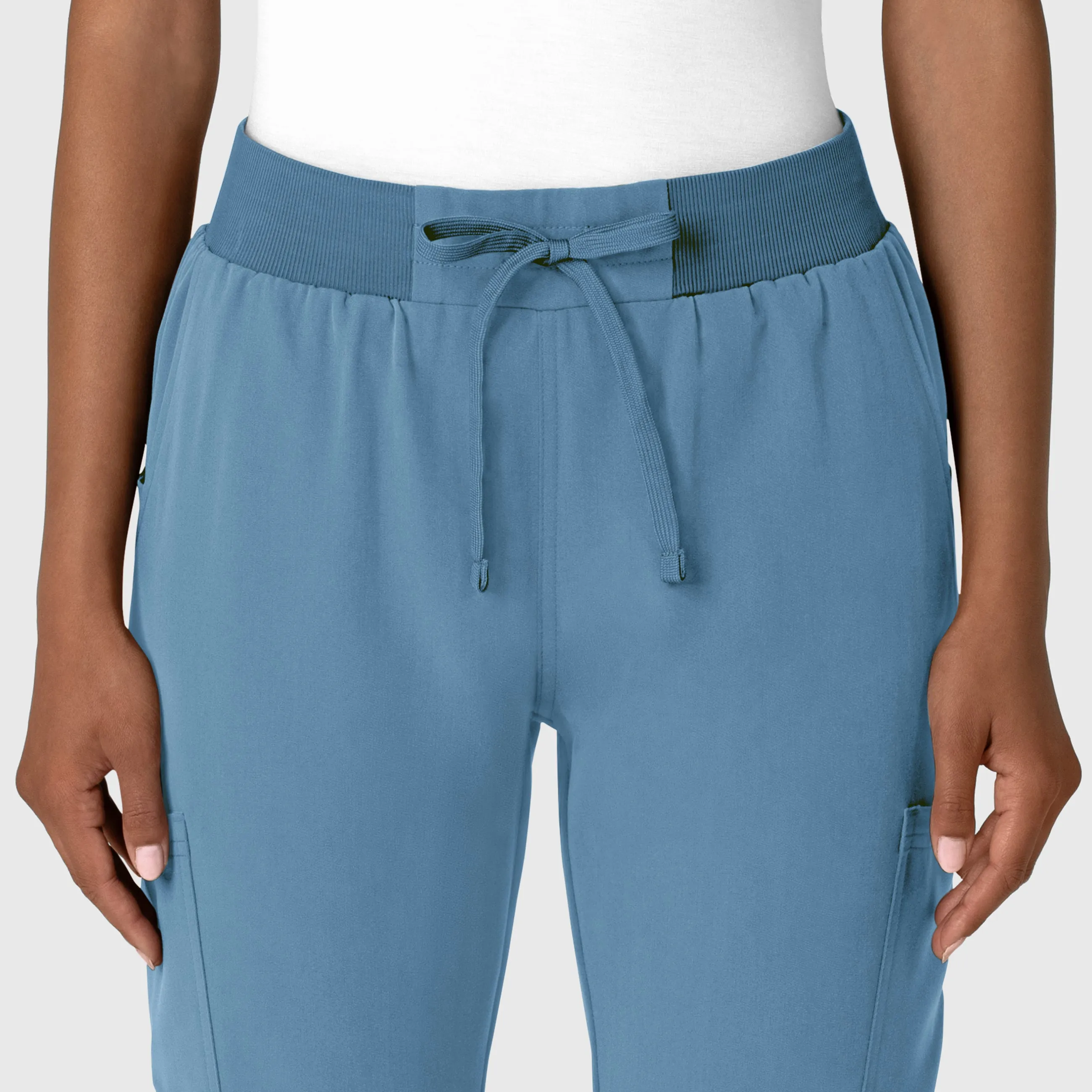 Nova Women's Jogger Utility Scrub Pant - Pacific Blue