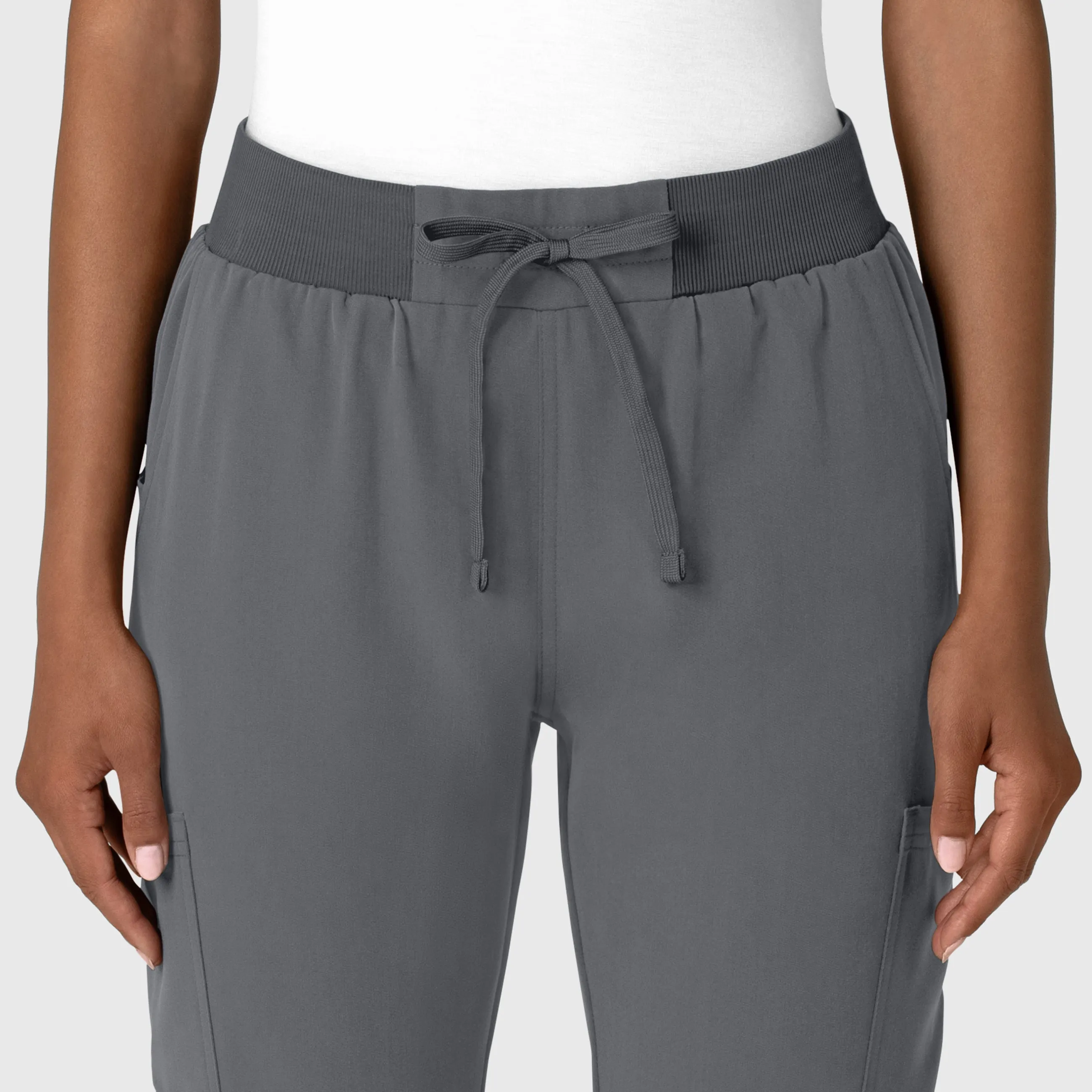 Nova Women's Jogger Utility Scrub Pant - Pewter