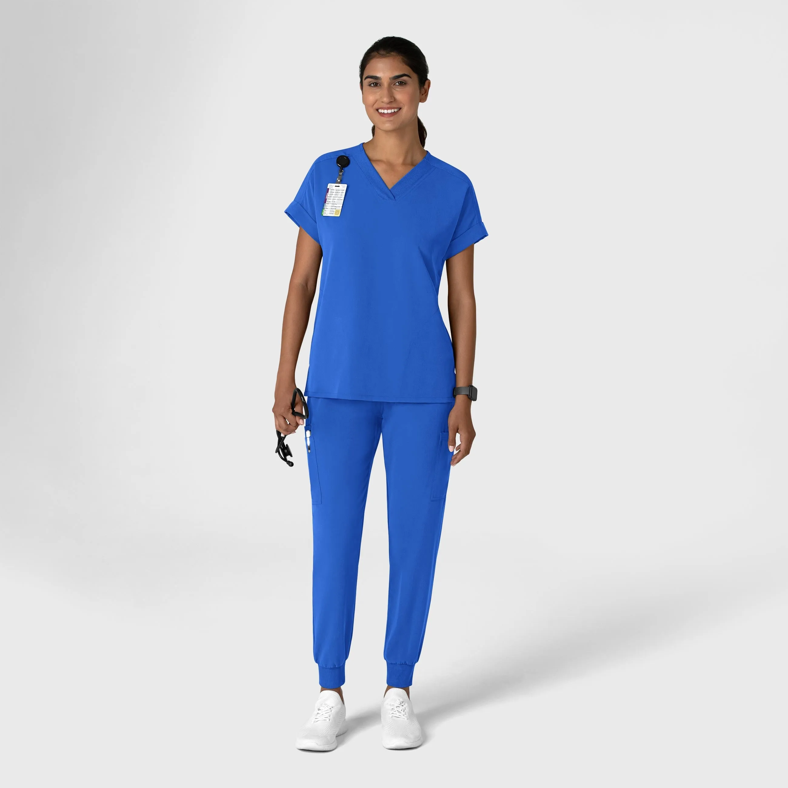 Nova Women's Jogger Utility Scrub Pant - Royal