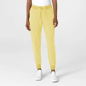 Nova Women's Jogger Utility Scrub Pant - Sunshine Yellow