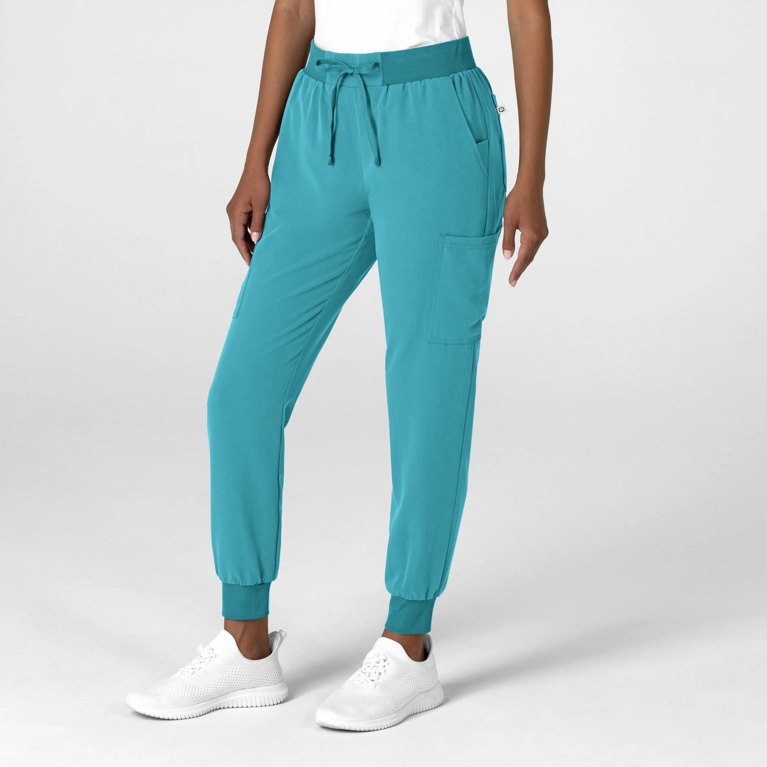 Nova Women's Jogger Utility Scrub Pant - Teal Blue