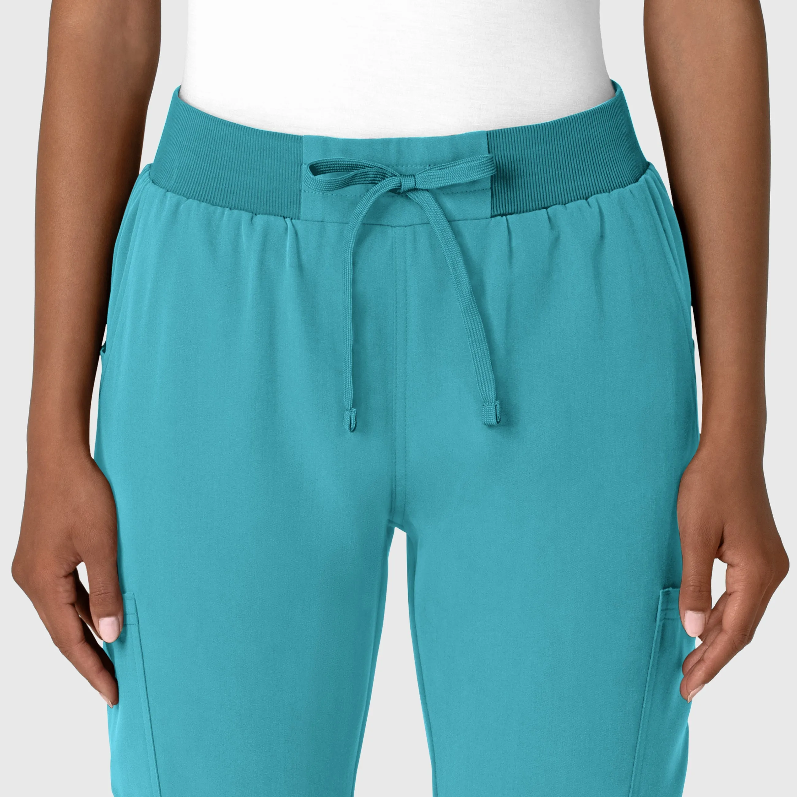 Nova Women's Jogger Utility Scrub Pant - Teal Blue