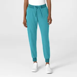 Nova Women's Jogger Utility Scrub Pant - Teal Blue