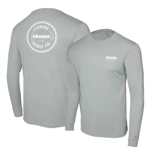 Okuma Aquatek Long Sleeve Performance Sun Shirt - Light Grey