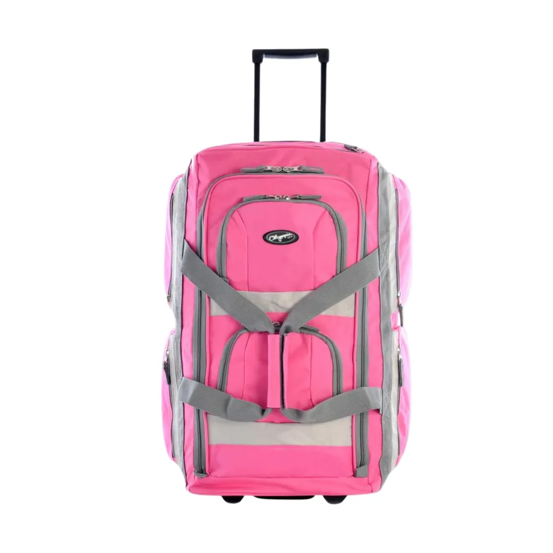 Olympia 8 Pocket Rolling Duffel 29" Large Size