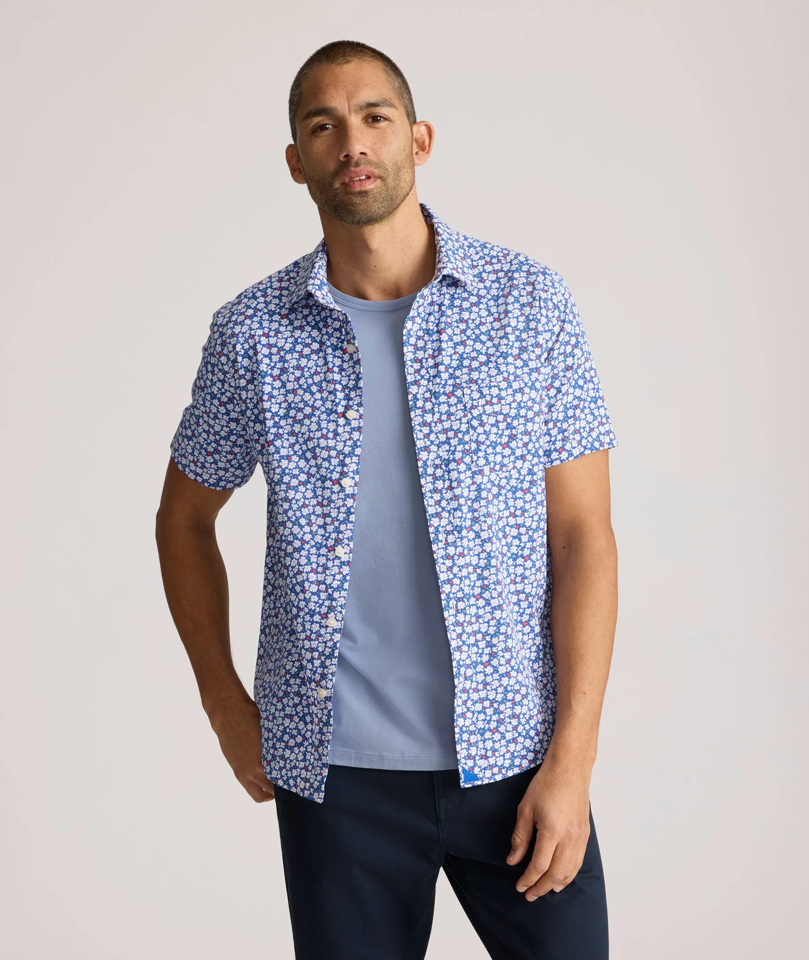 Performance Short-Sleeve Shirt with Pocket