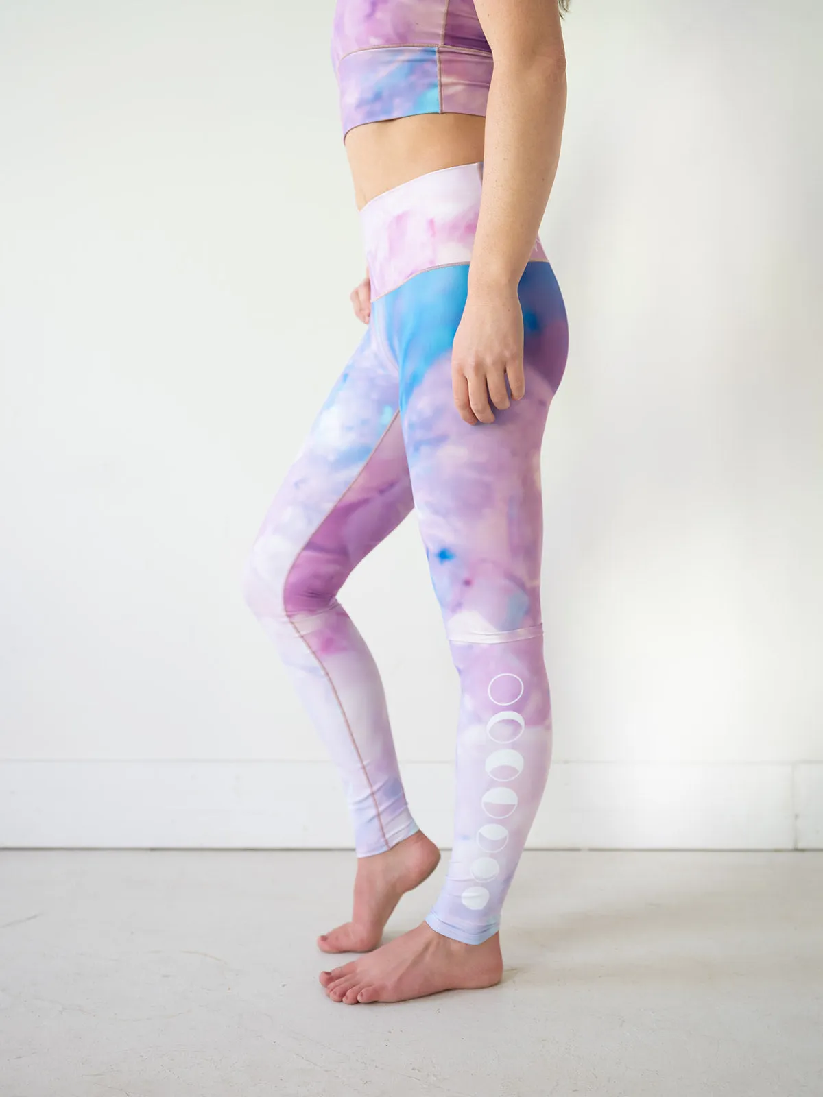 Pink Tie Dye Yoga Pants *FINAL SALE*