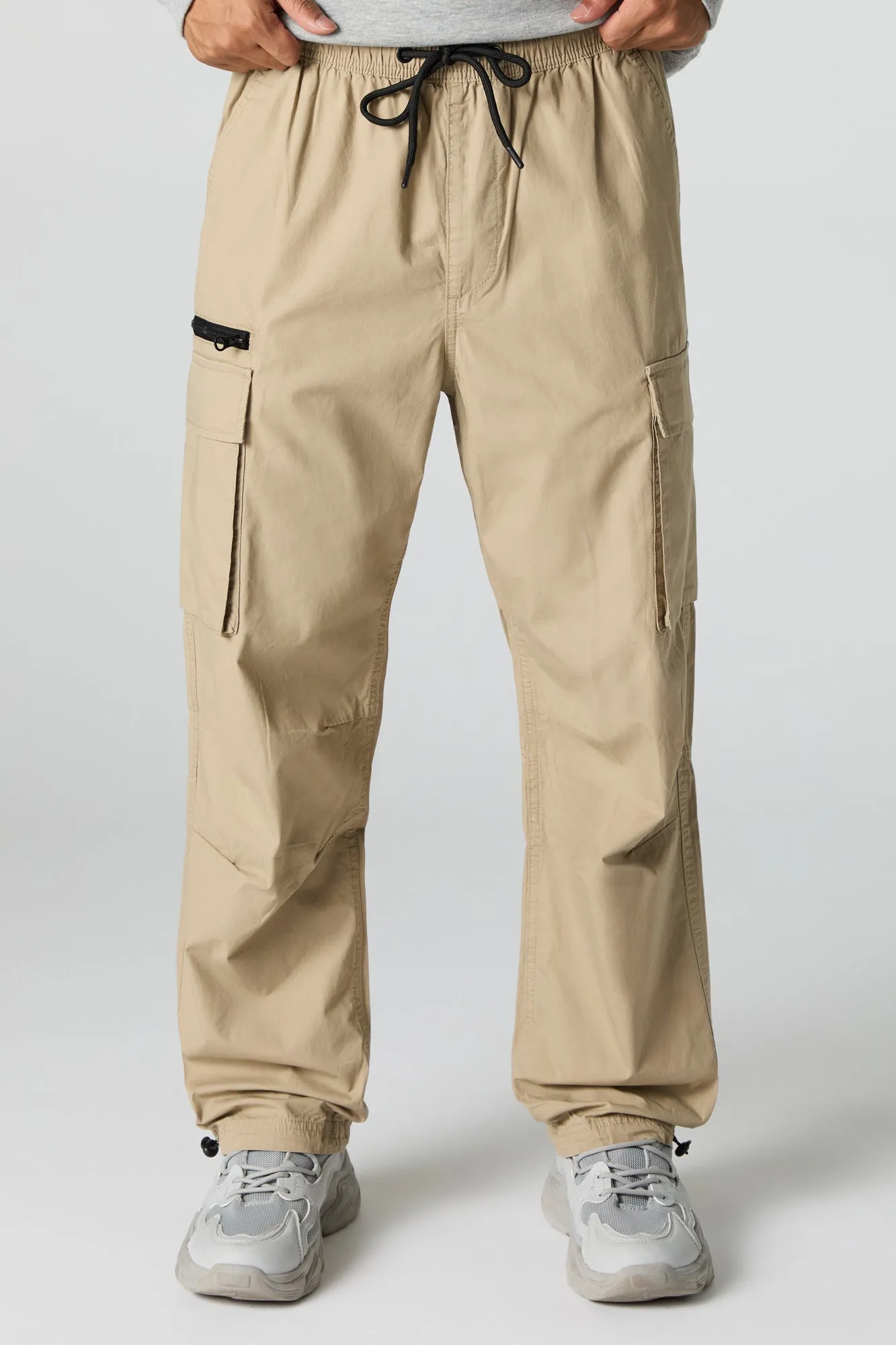 Poplin Cargo Jogger