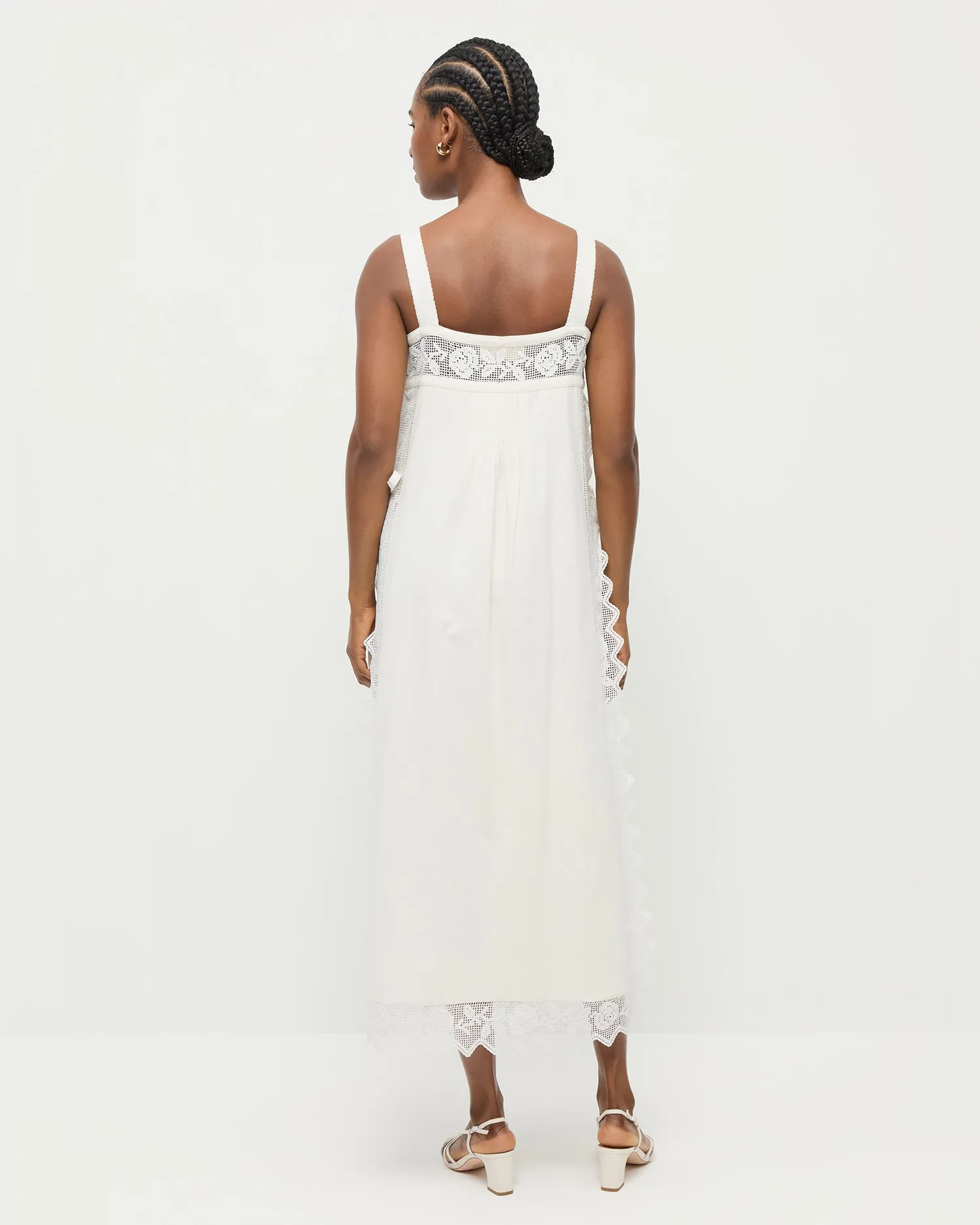 Poppy Lace Trim Dress