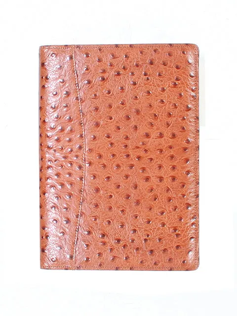 Scully Croco/Ostrich Leather ruled journal
