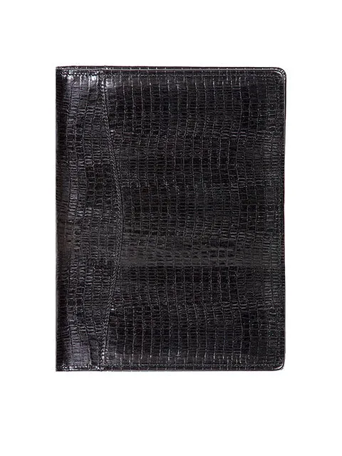 Scully Croco/Ostrich Leather ruled journal