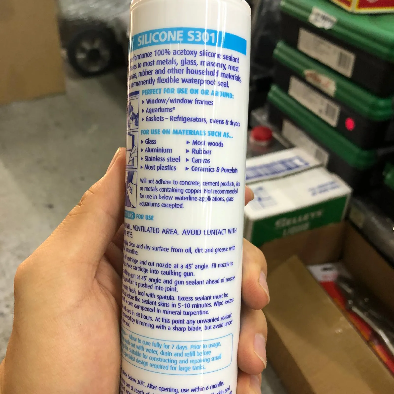 Selleys S301 Silicone (300g)  | Model : SIL-S301