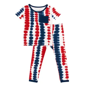 Short Sleeve with Pants Pajamas in Liberty Rip Tide