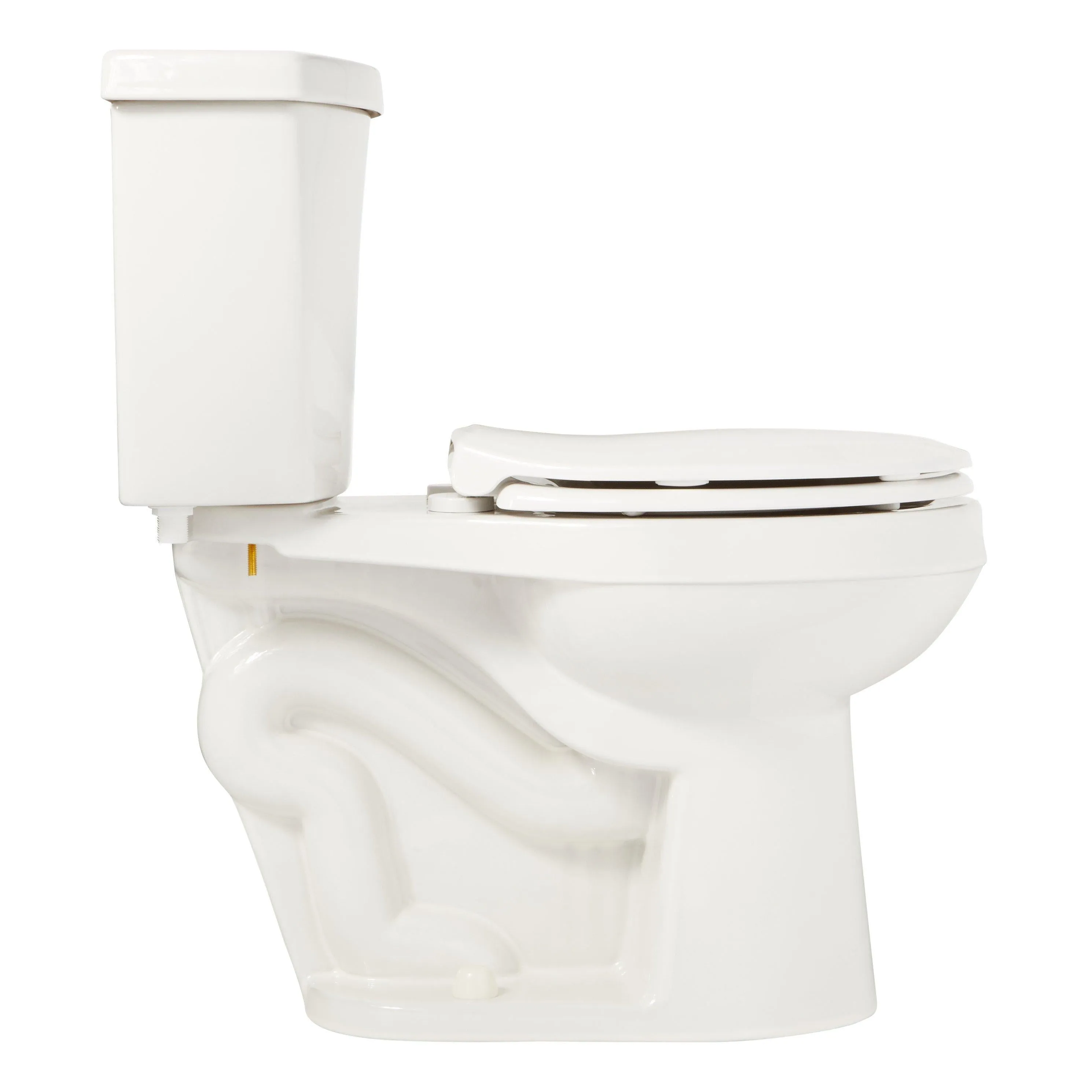 Signature Hardware SHBD230WH Bradenton Two-Piece Round Toilet With 12" Rough-In Bowl Height, White