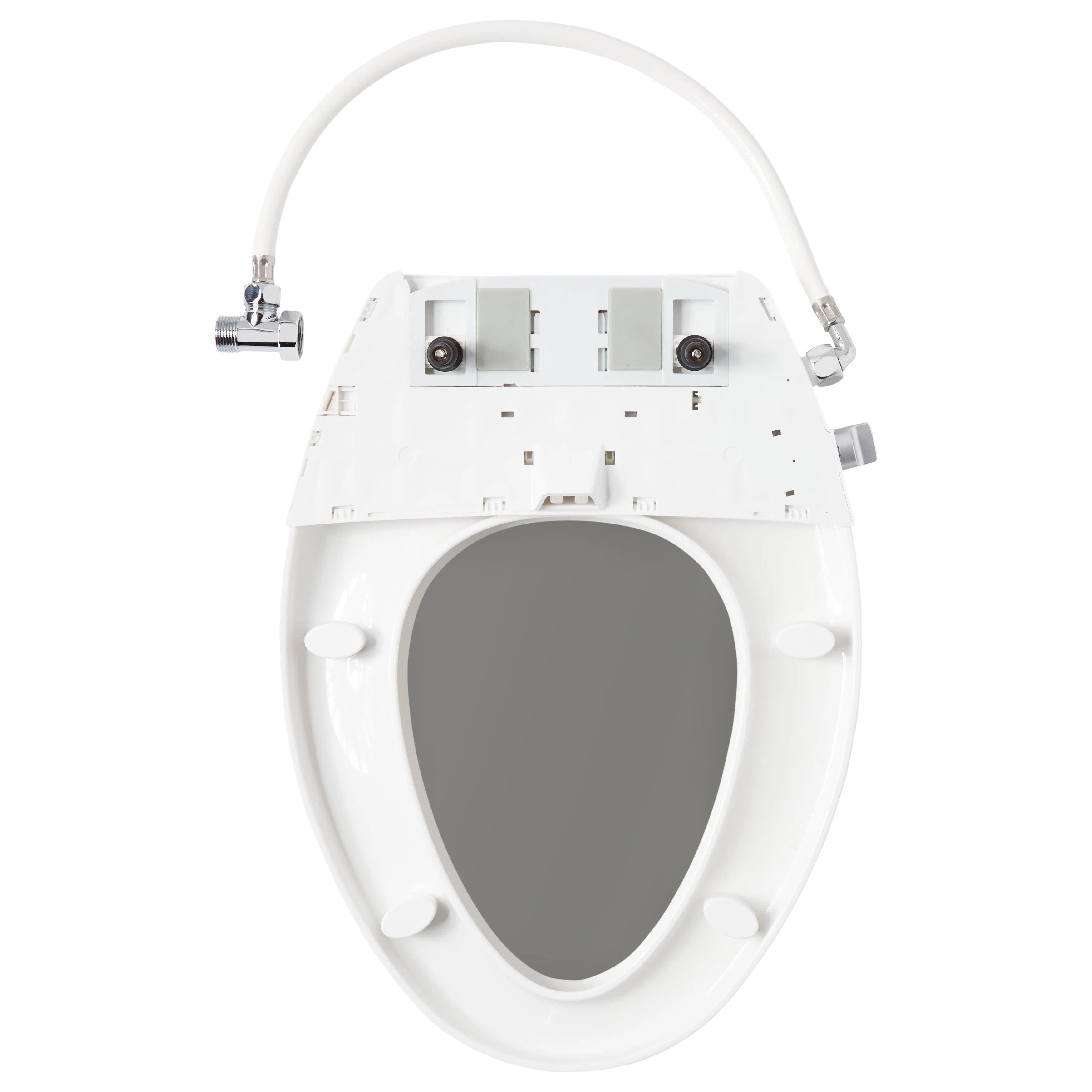 Signature Hardware SHBD230WH Bradenton Two-Piece Round Toilet With 12" Rough-In Bowl Height, White