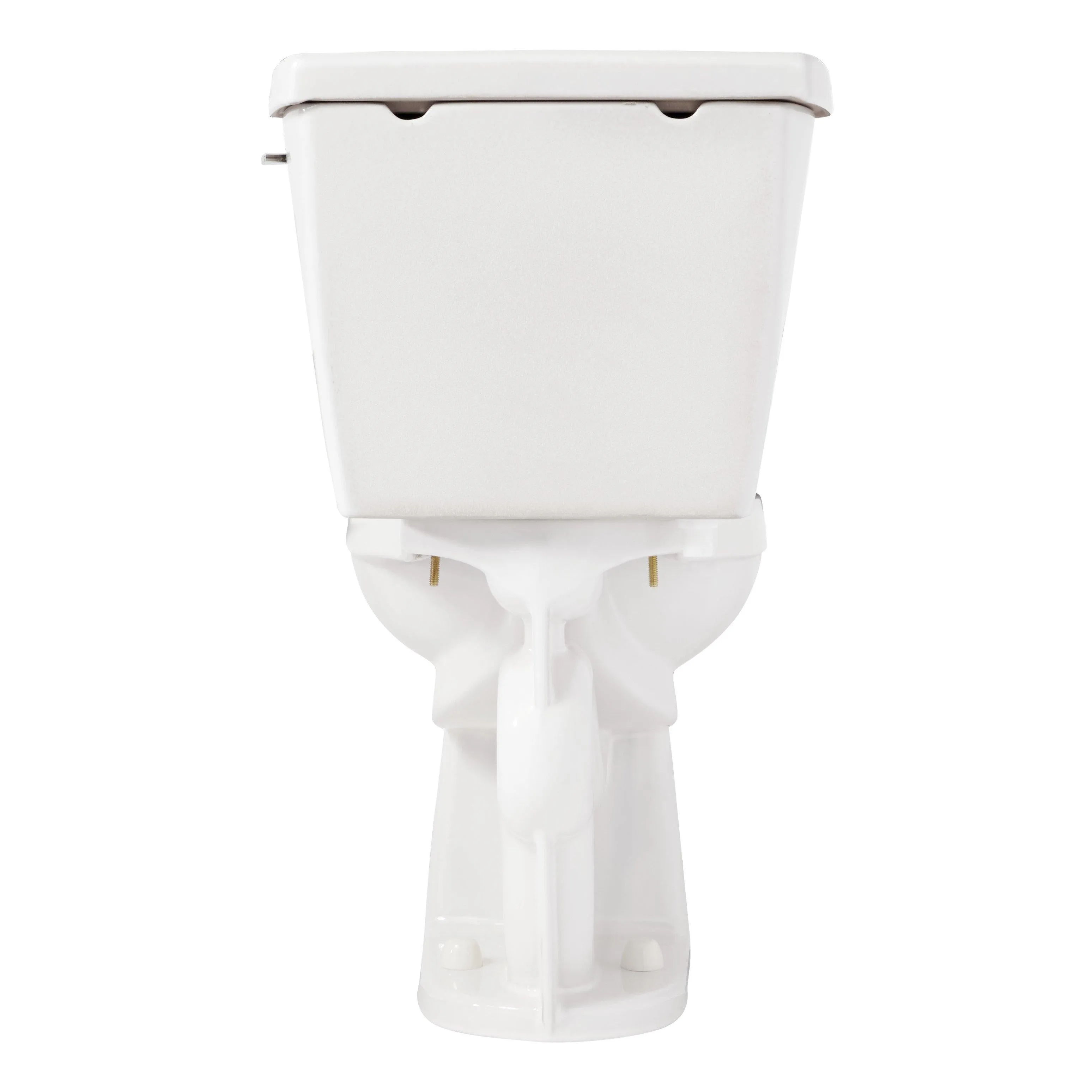 Signature Hardware SHBD230WH Bradenton Two-Piece Round Toilet With 12" Rough-In Bowl Height, White