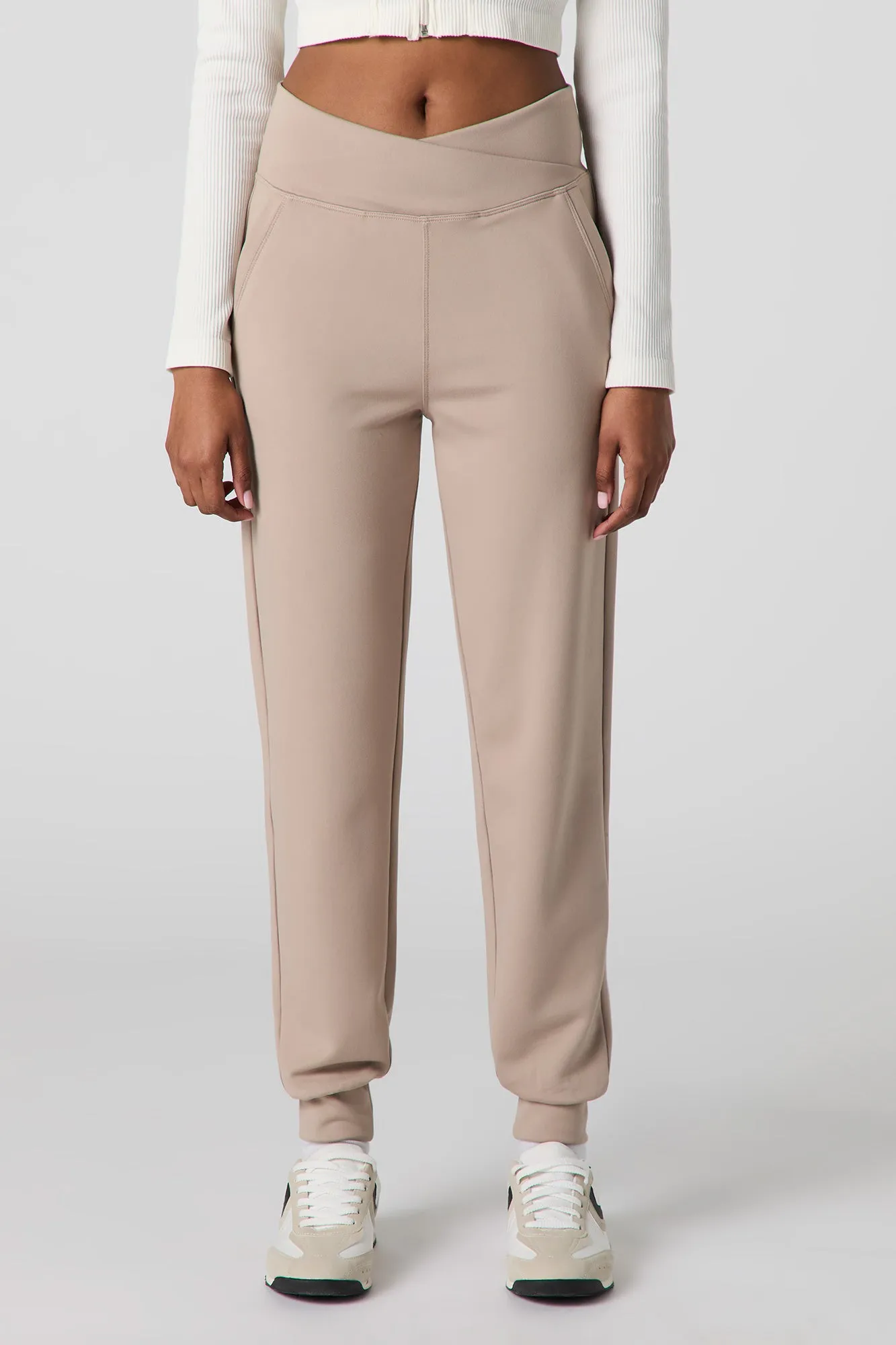 Soft Foldover Waist Jogger
