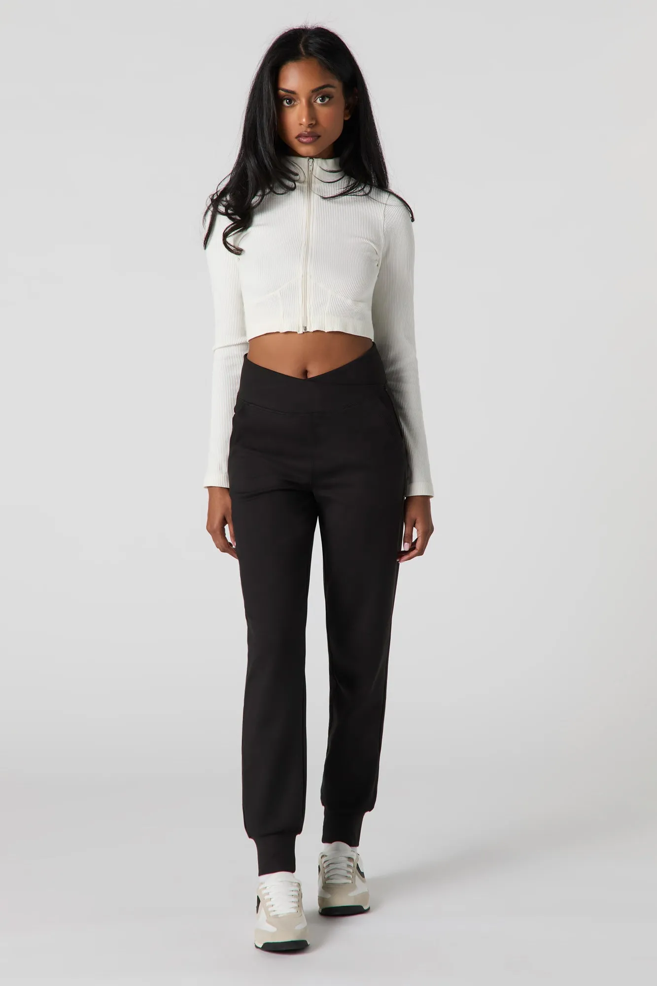 Soft Foldover Waist Jogger