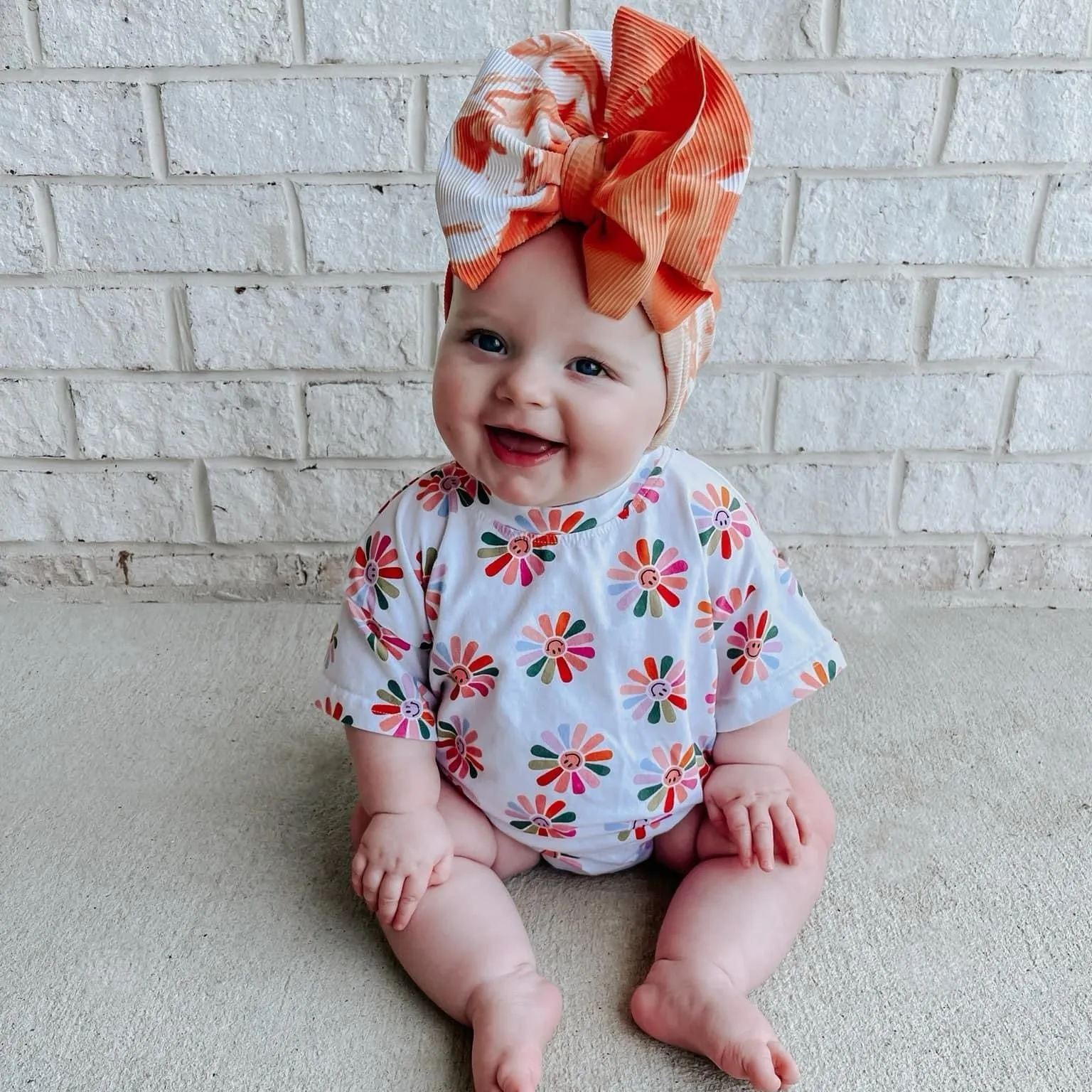 Splash of Tangerine Headwrap