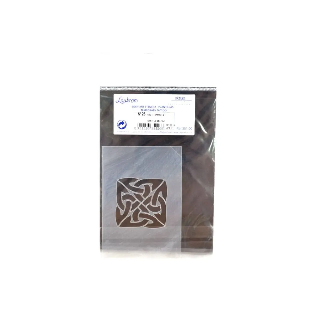 Stageline Laukrom Body Art Stencils Temporary Tattoo No 26 Celtic Symbol 2