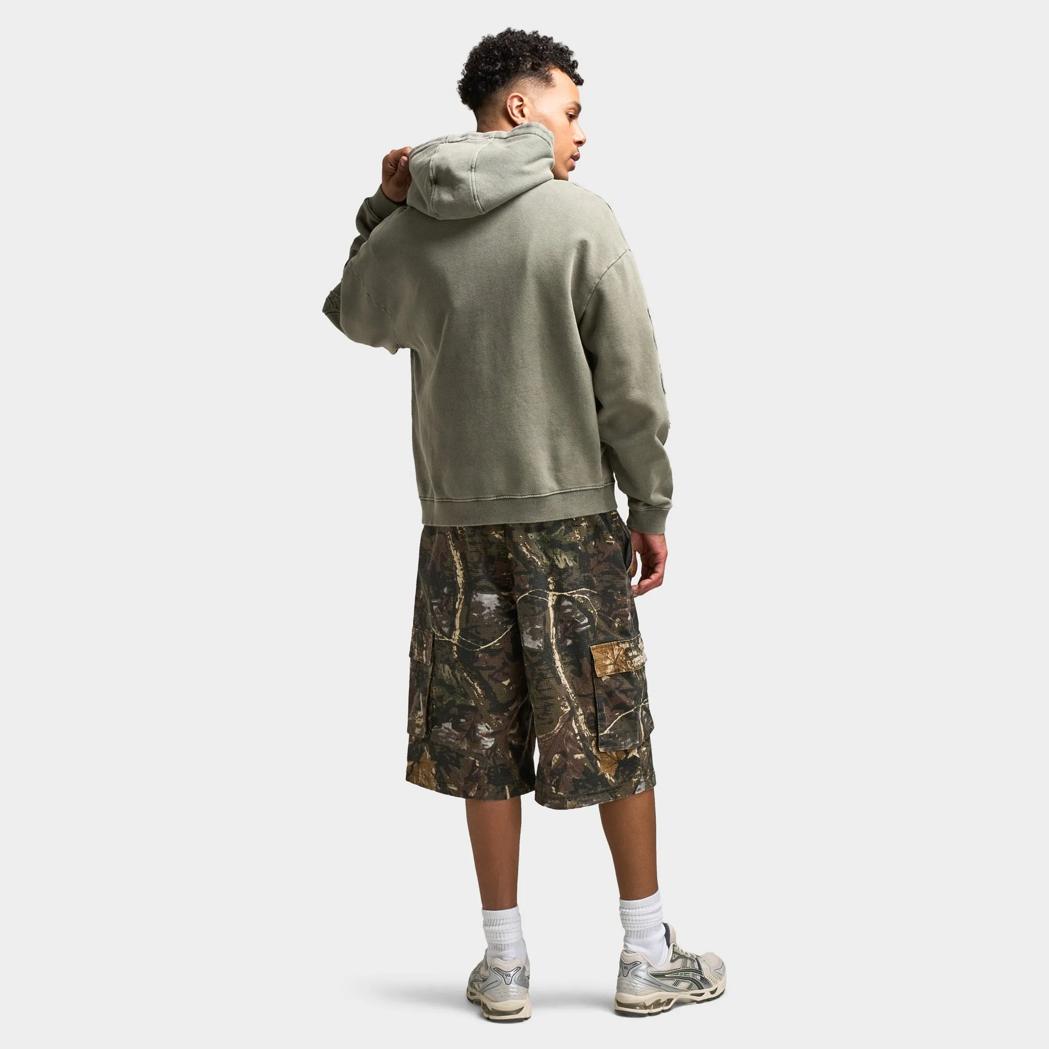 Supply & Demand Aydar Full Zip Hoodie / Washed Ivy Green