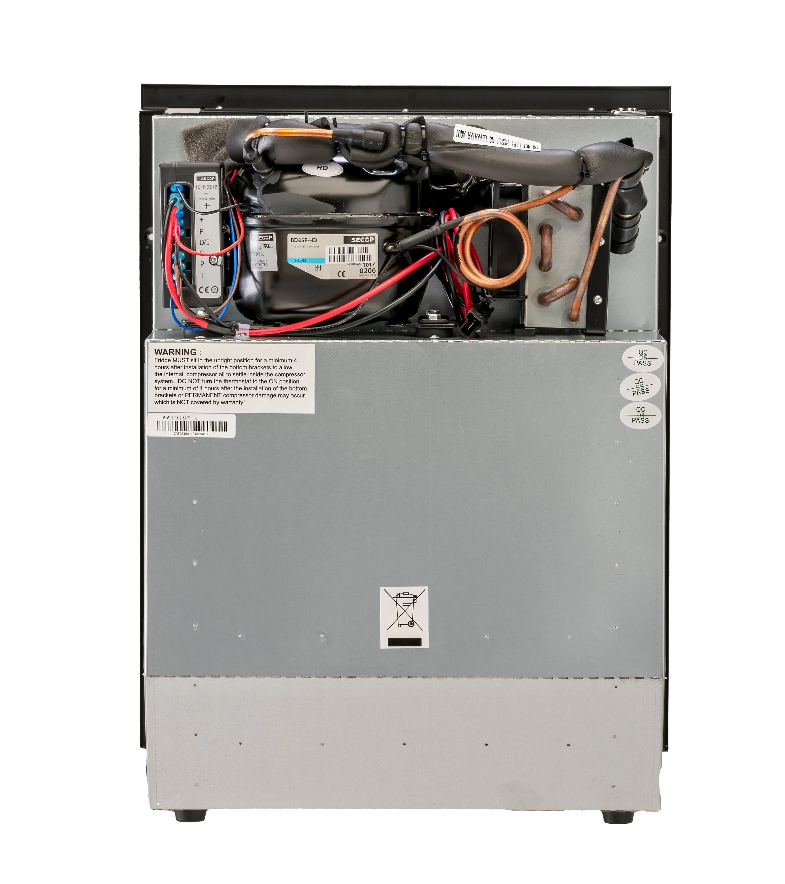 TF49 12vDC International (2009 and newer) ProStar, LE, LL and LT Truck Refrigerator with Freezer