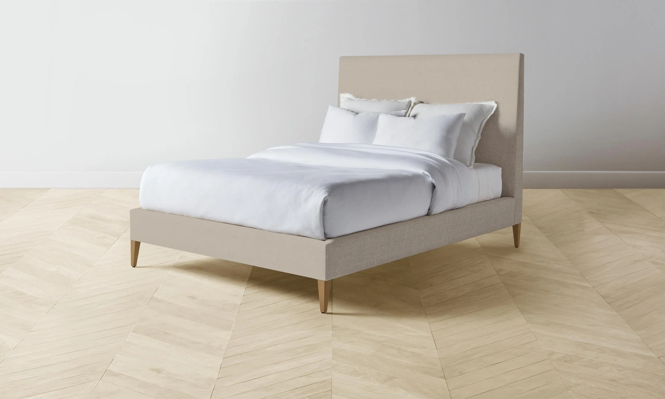 The Essex Bed - Performance Bouclé Morel