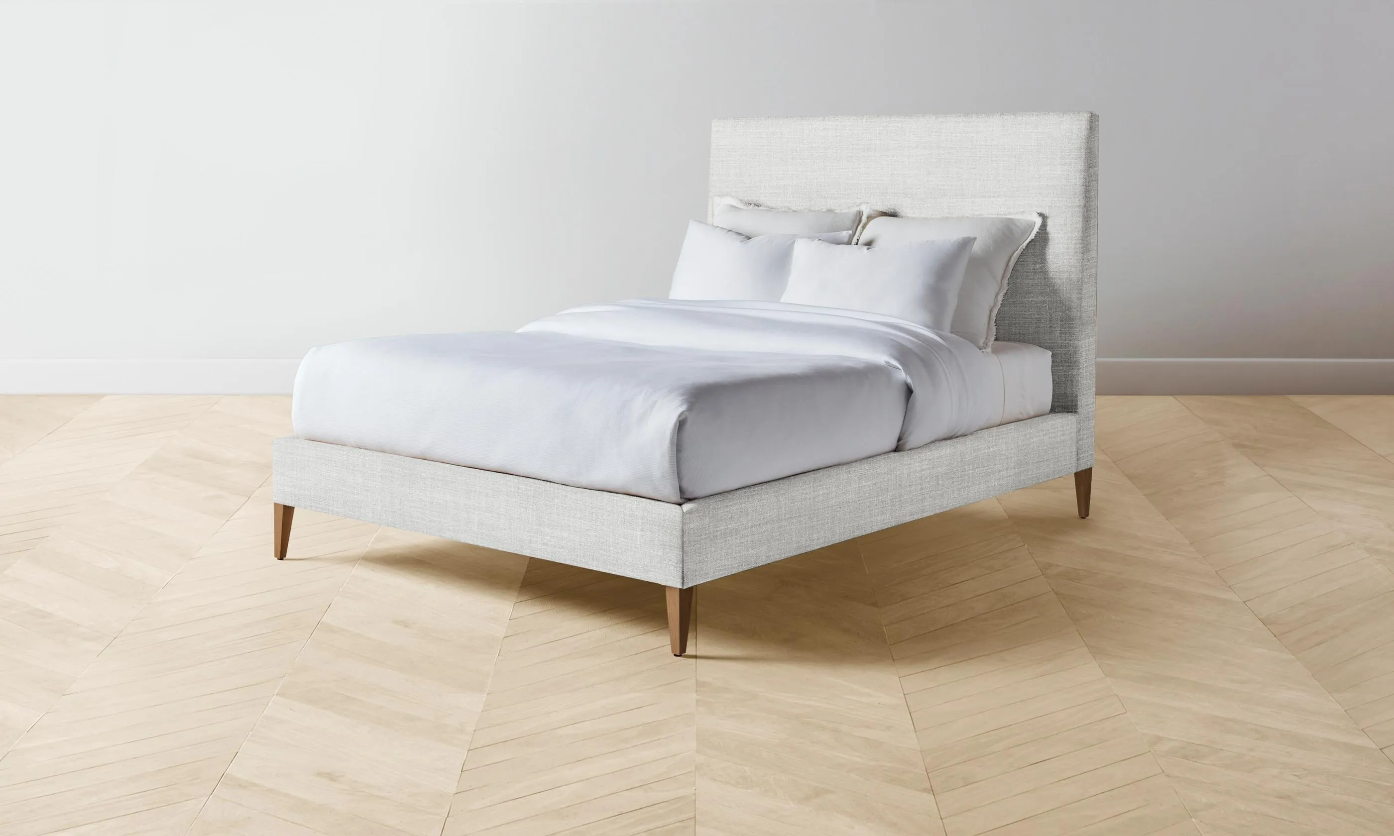 The Essex Bed - Performance Textured Tweed Dove