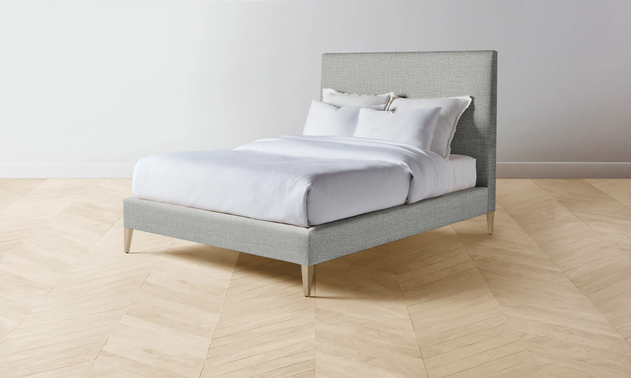 The Essex Bed - Performance Woven Chenille Rain
