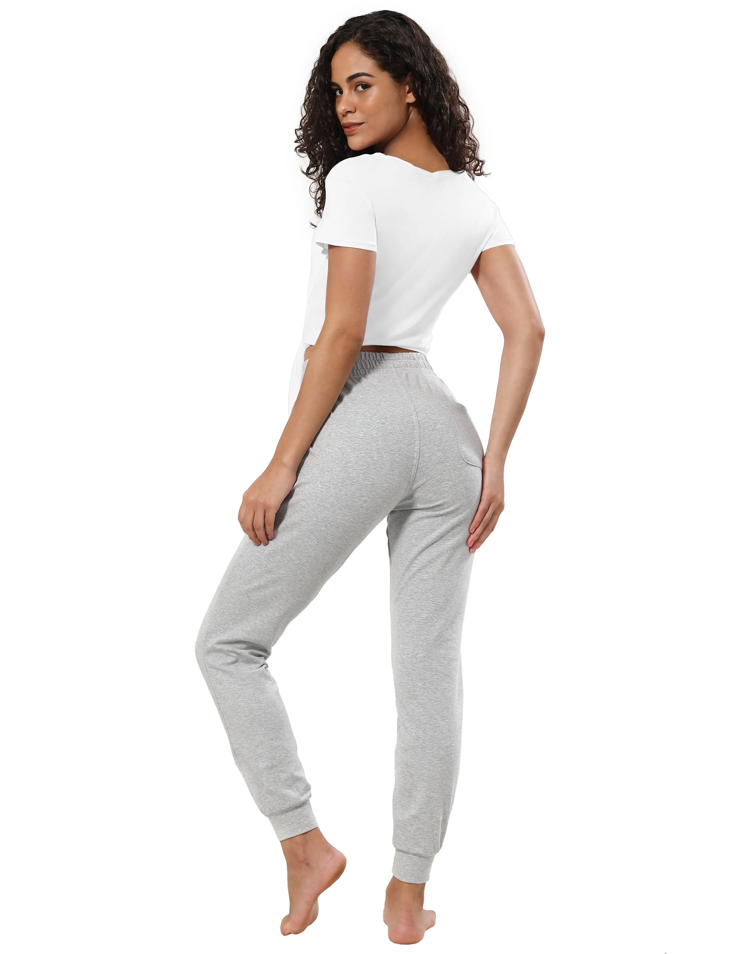 Tie Up Crop Top Short Sleeve T-Shirt white_Golf