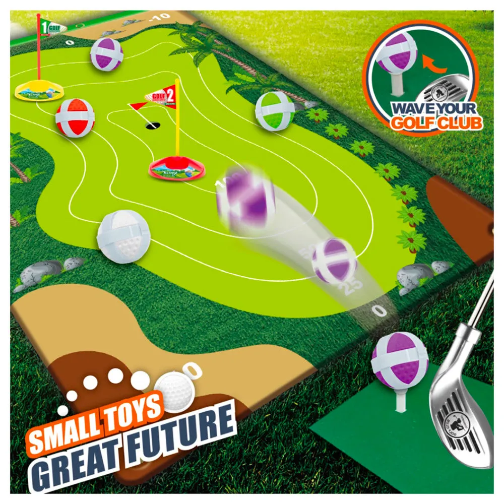 Trimate Golf Game Chipping Mat and Accessories, Ultimate Practice Golf Travel Set
