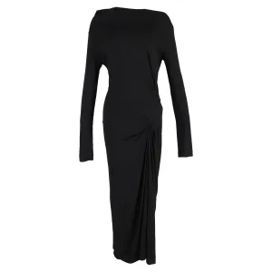Vivienne Westwood Anglomania Taxa Jersey Dress in Black Viscose