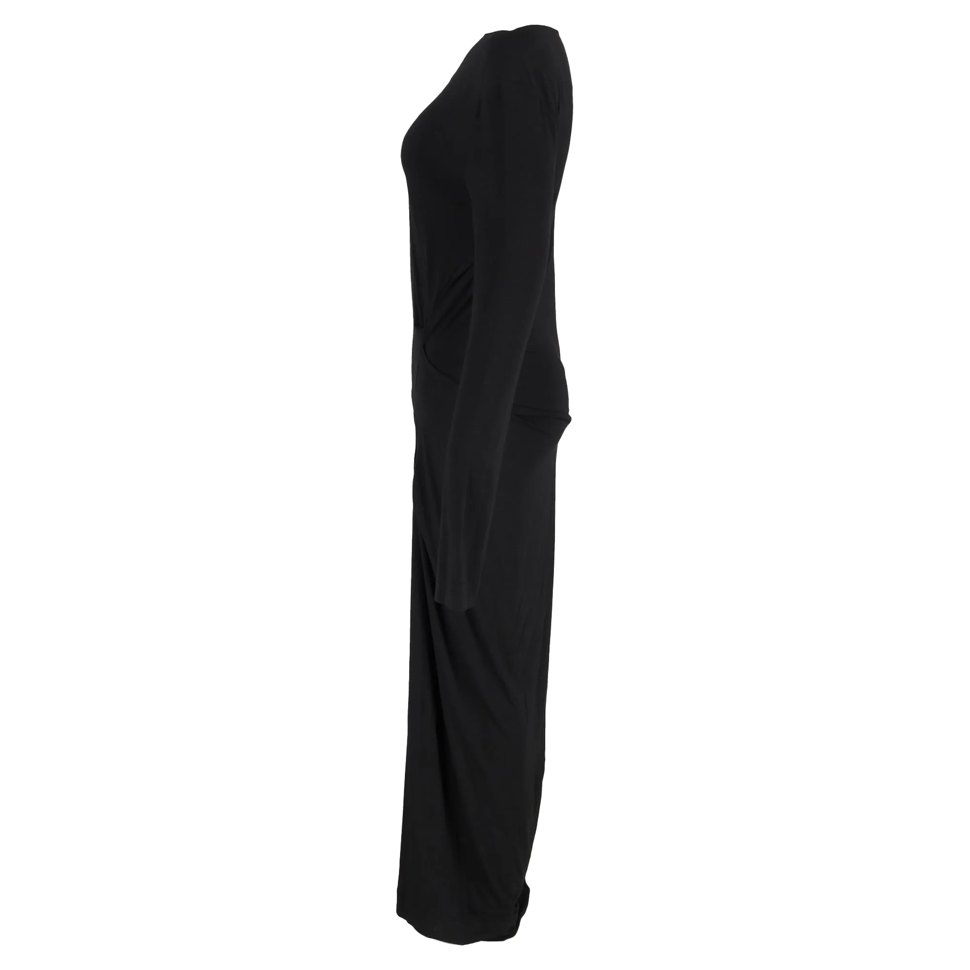 Vivienne Westwood Anglomania Taxa Jersey Dress in Black Viscose