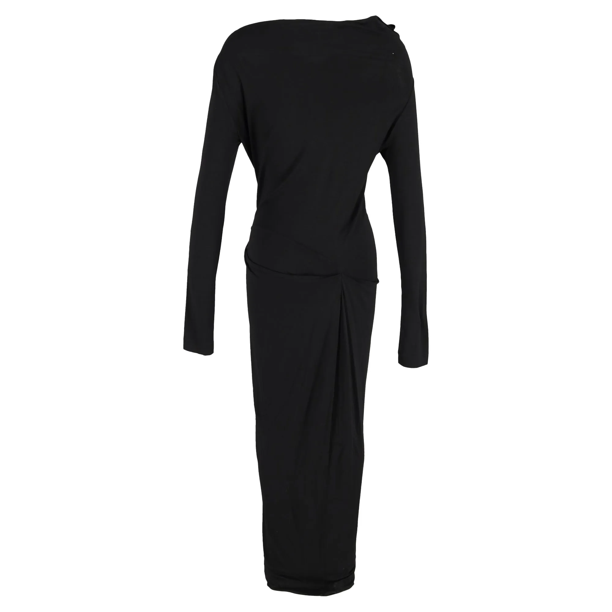 Vivienne Westwood Anglomania Taxa Jersey Dress in Black Viscose